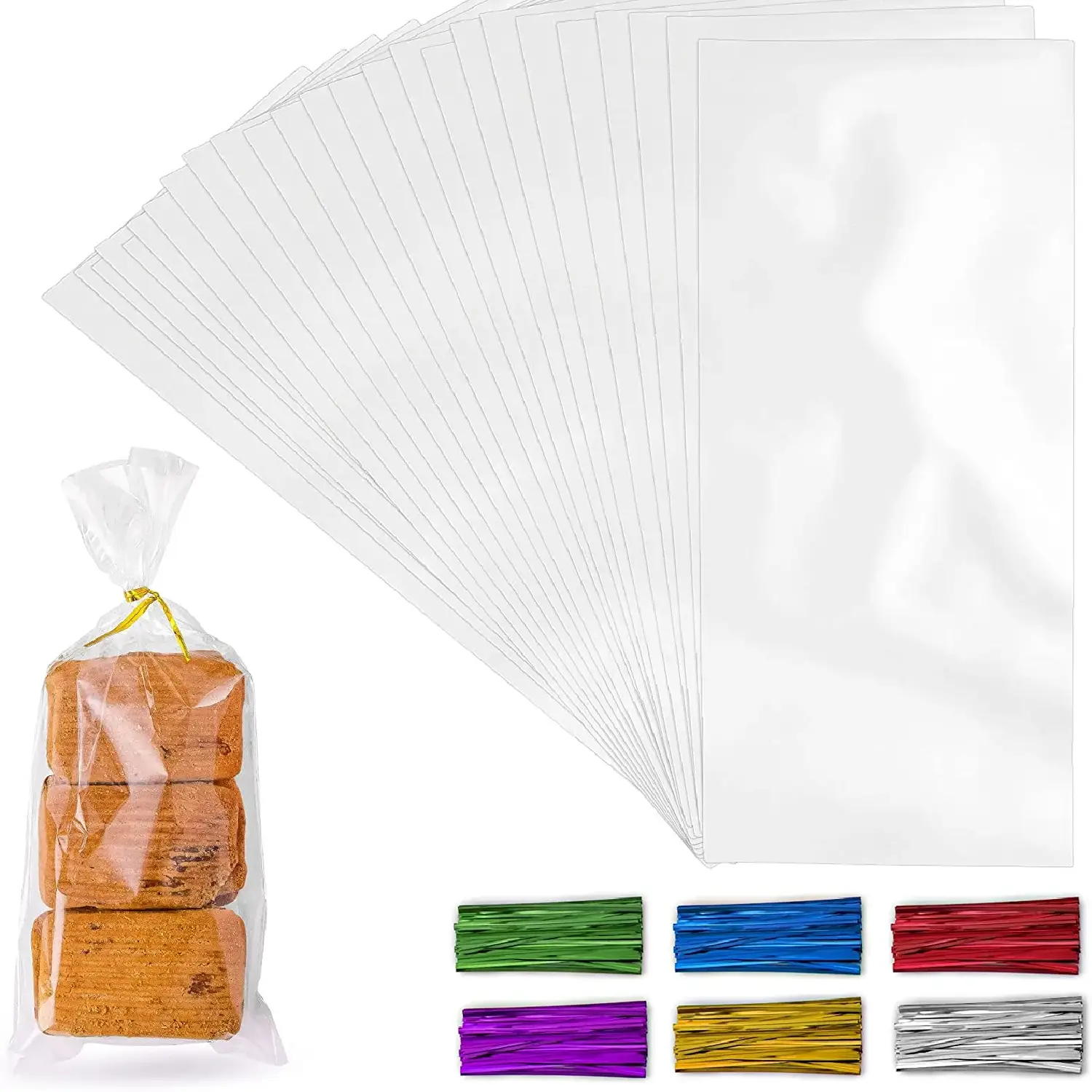 Simple Craft Candy Treat Cellophane Bags - 200 Pack