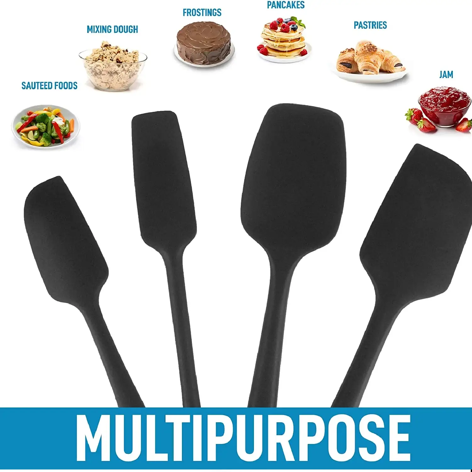 Silicone Spatula Set - 4 Piece