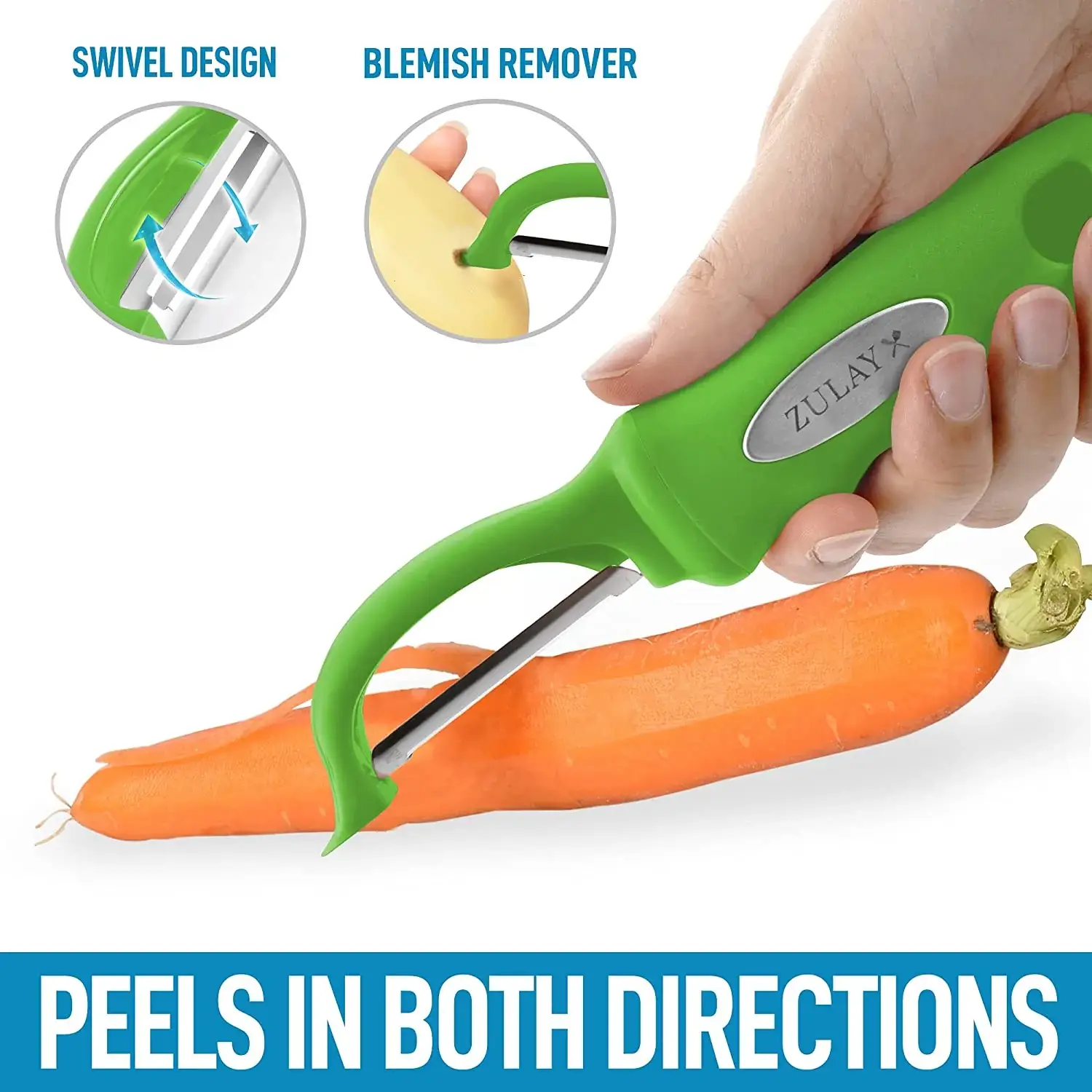 Stainless Steel Swivel Vegetable Peeler