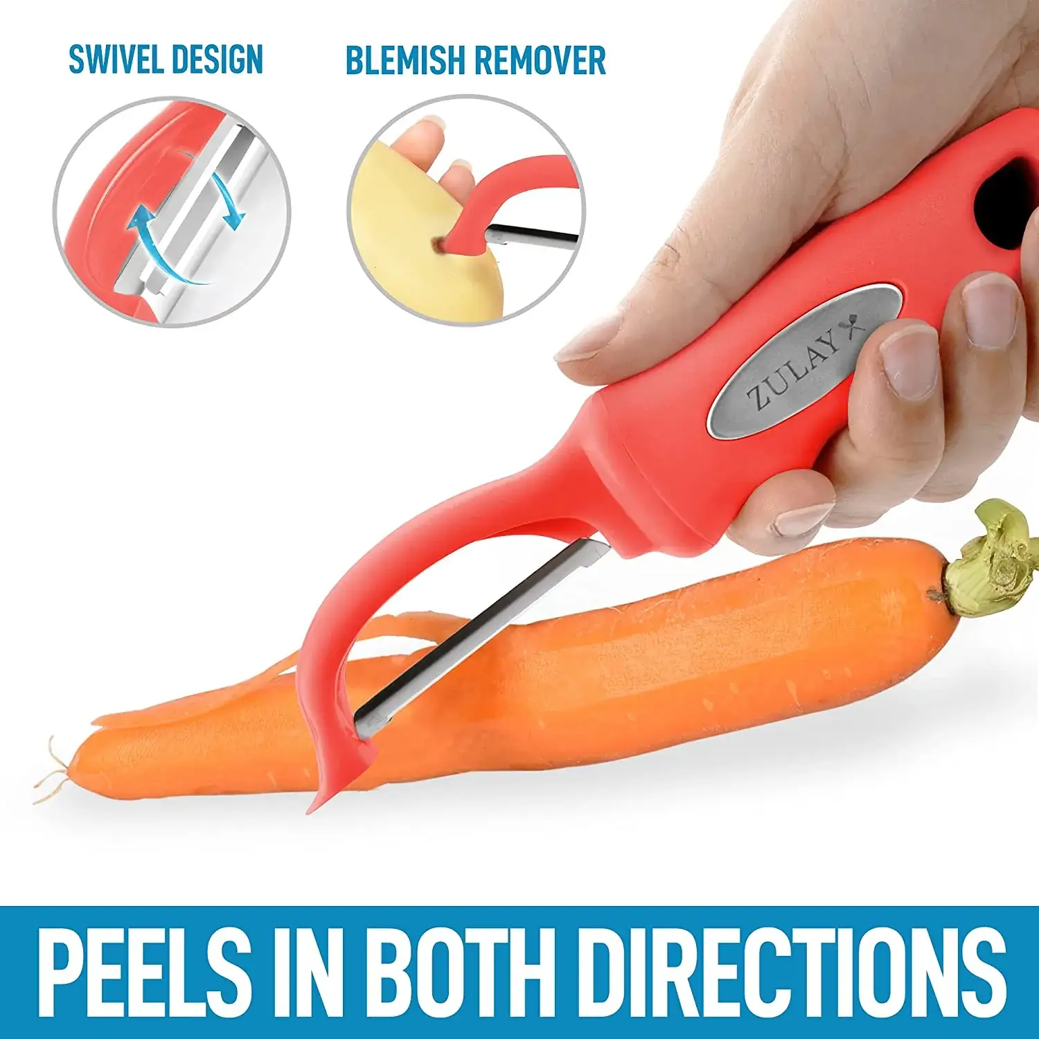 Stainless Steel Swivel Vegetable Peeler