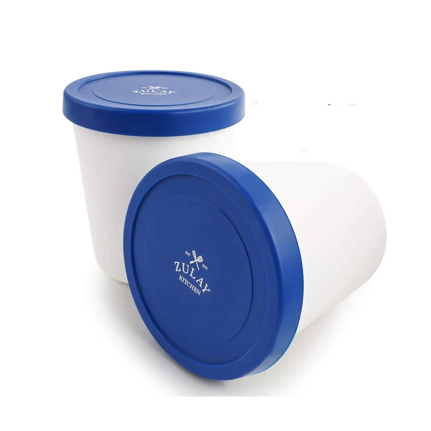 Ice Cream Containers 2 Pack - 1 Quart