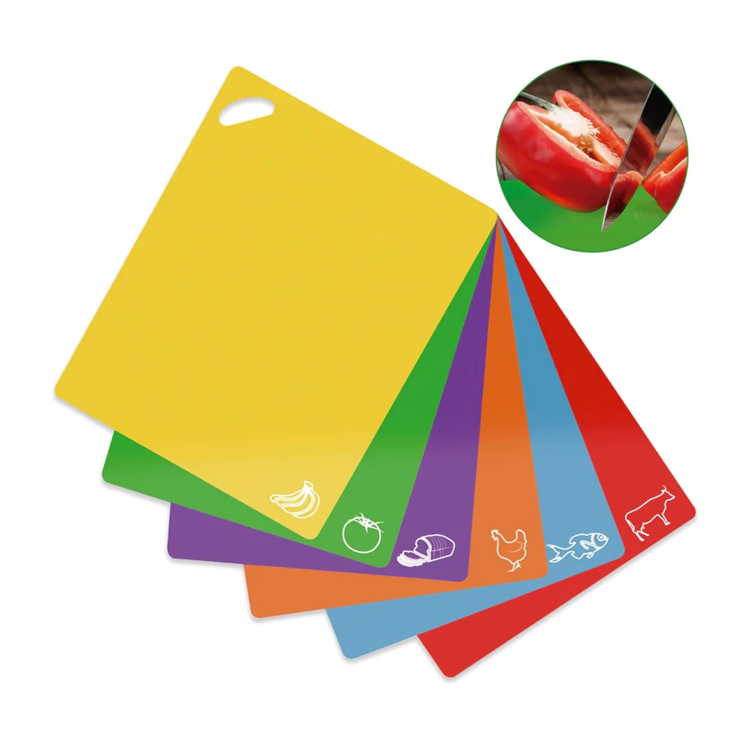 Plastic Cutting Boards Set