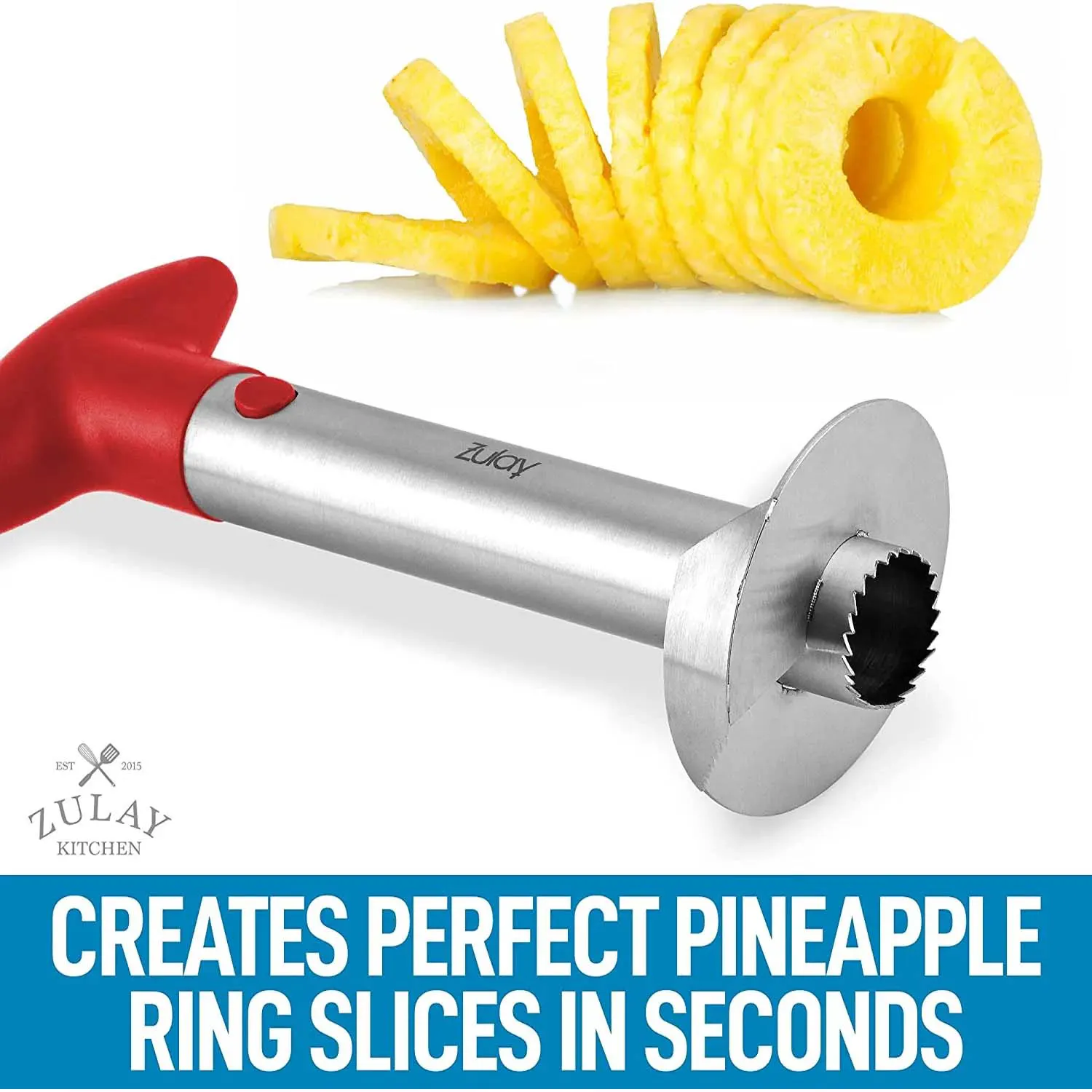 Zulay Kitchen Stainless Steel Pineapple Corer