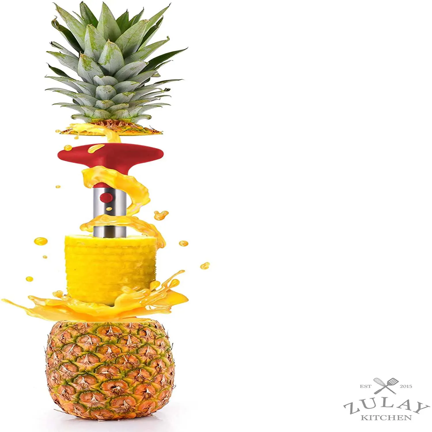 Zulay Kitchen Stainless Steel Pineapple Corer