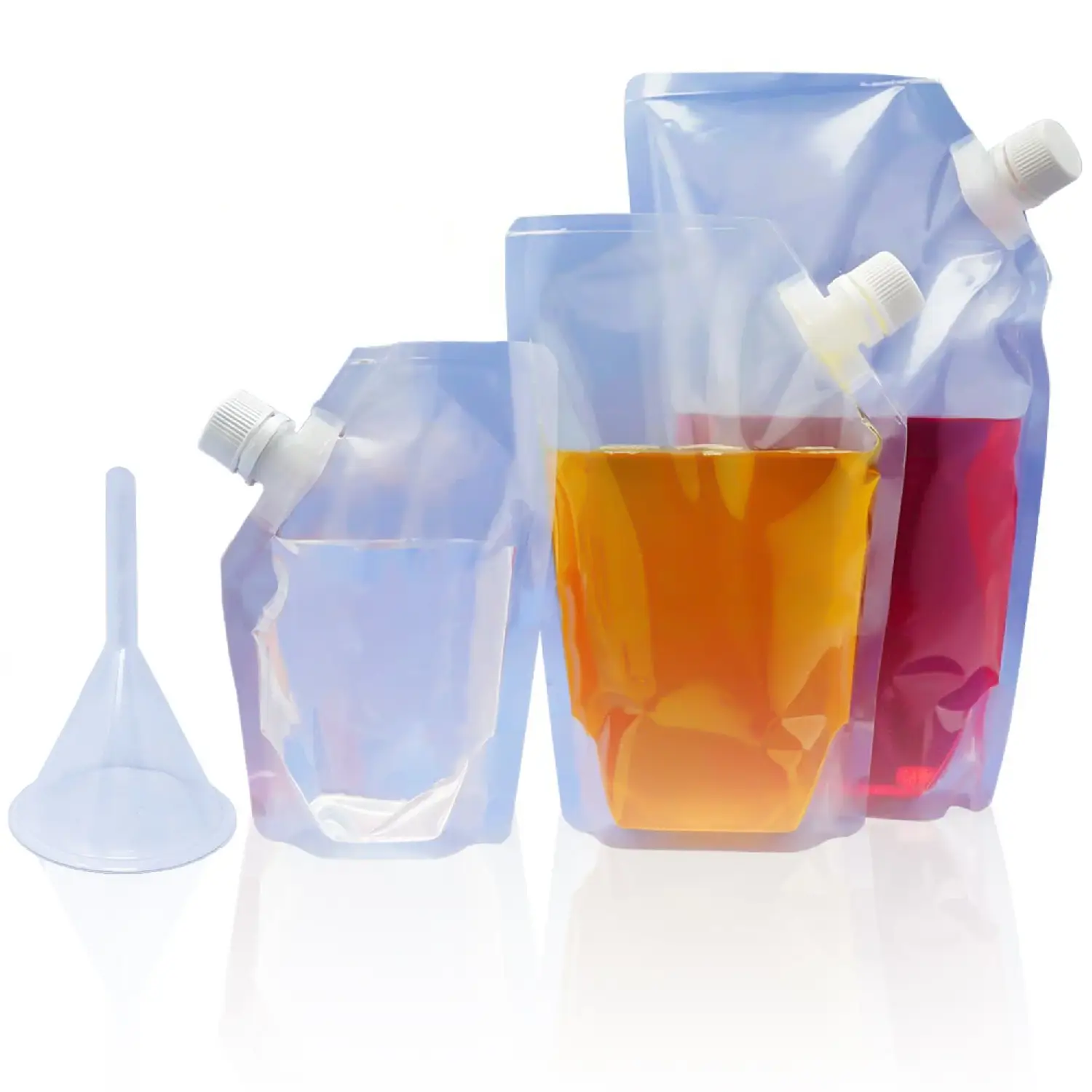 Zk Plastic Drinking Flasks - Set Of 3