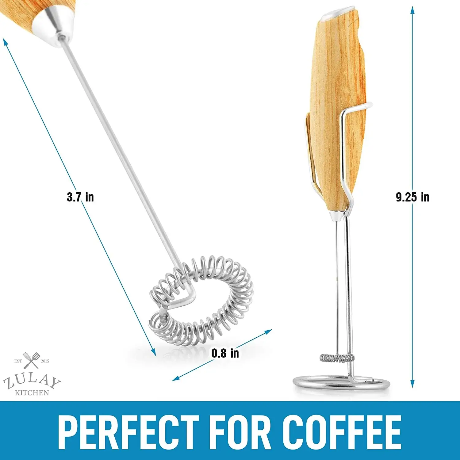 Milk Frother With Holster Stand