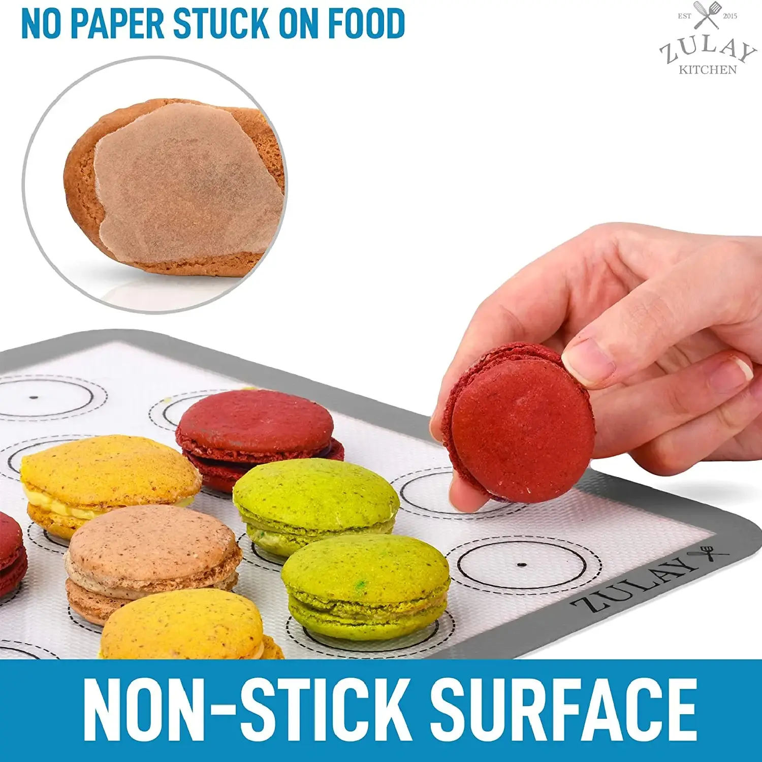 Macaron Silicone Baking Mats - 4 Piece Set