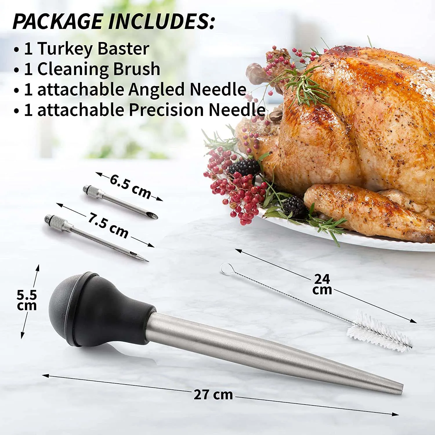 Turkey Baster (Stainless Steel)