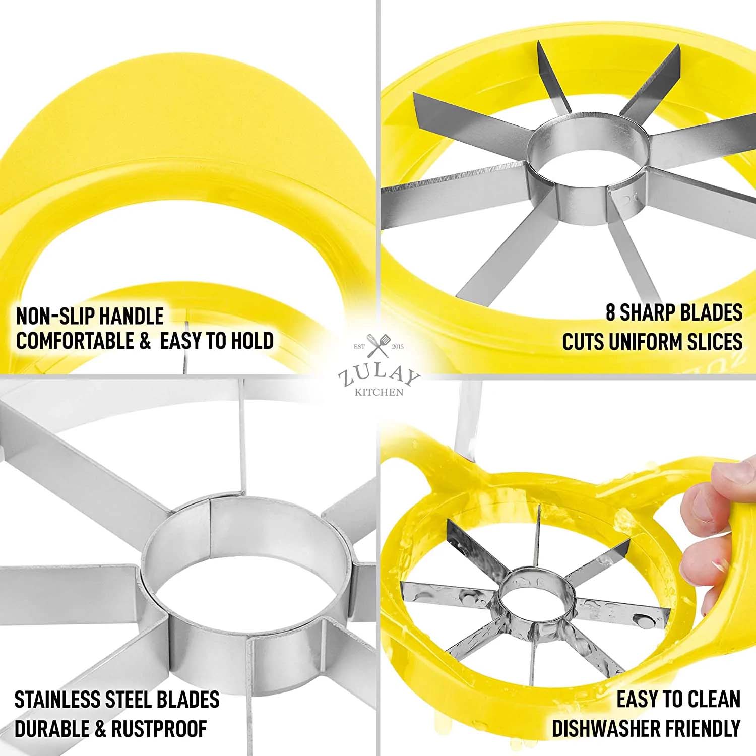 Apple Corer And Slicer With 8 Sharp Blades