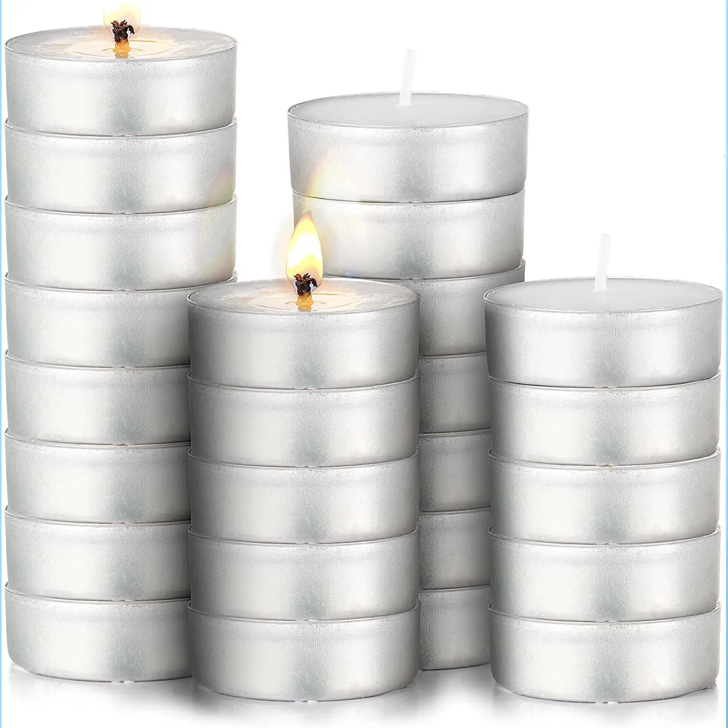 Simple Craft Tea Lights Candles - Unscented Pack