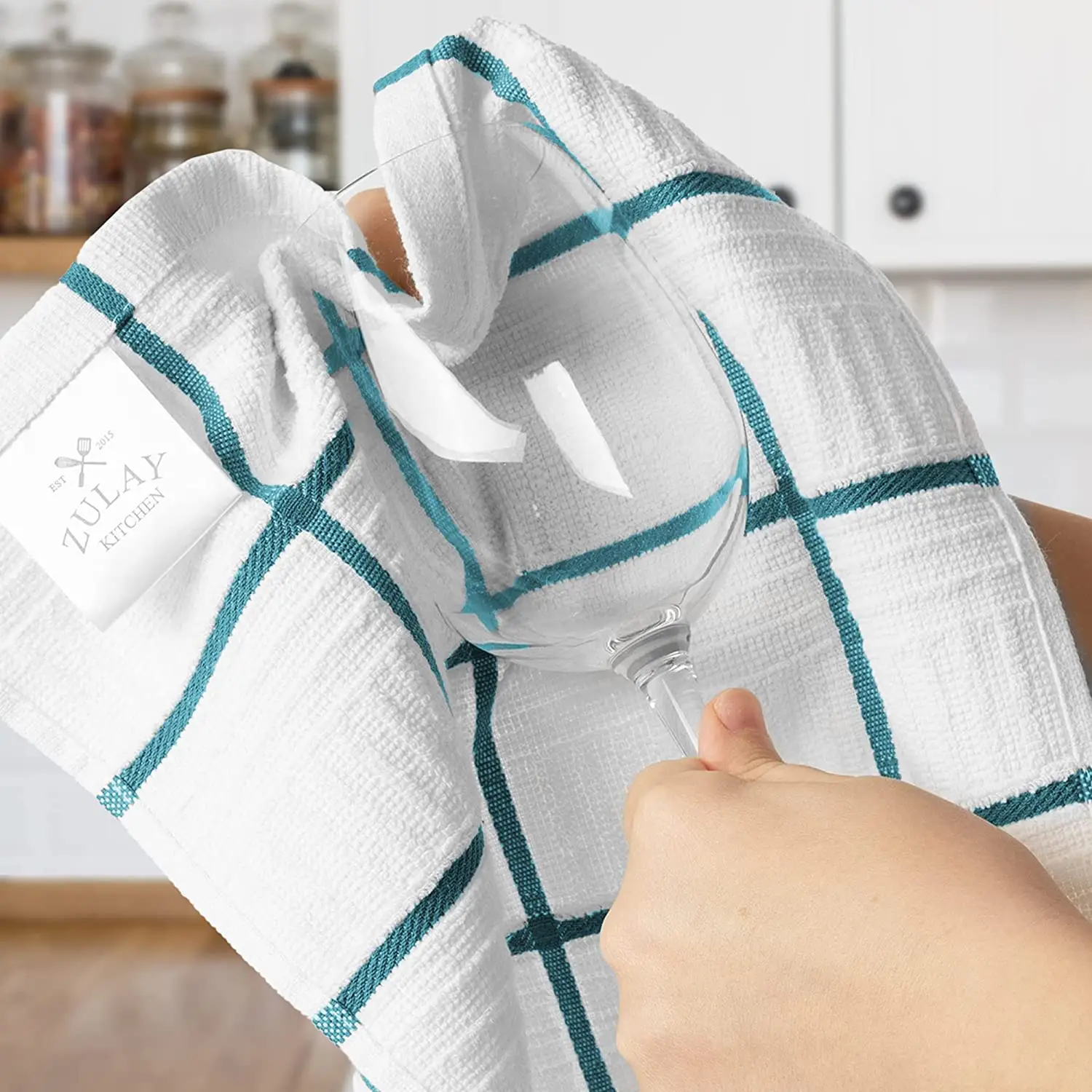 Absorbent Kitchen Towels Cotton