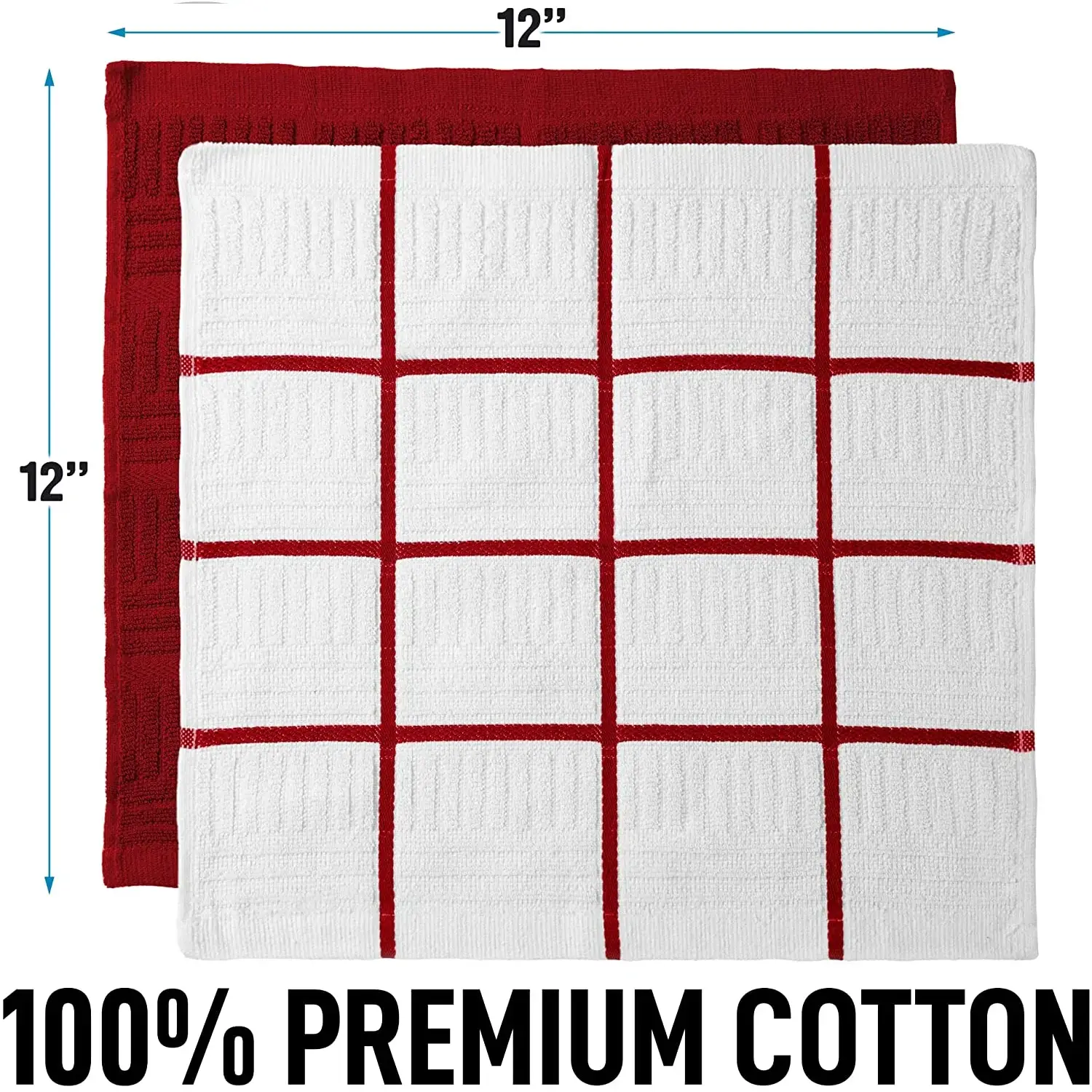 Absorbent Kitchen Towels Cotton