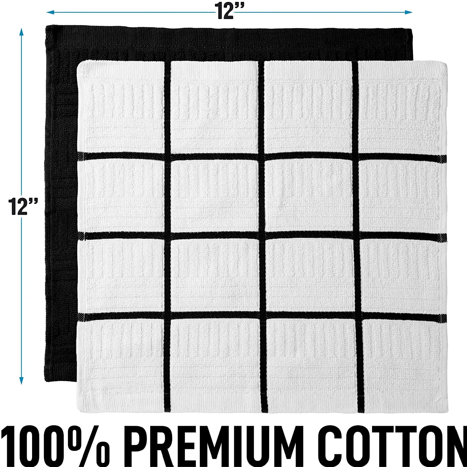 Absorbent Kitchen Towels Cotton