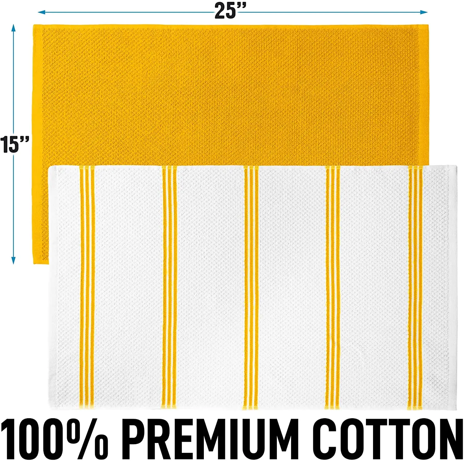 Absorbent Kitchen Towels Cotton