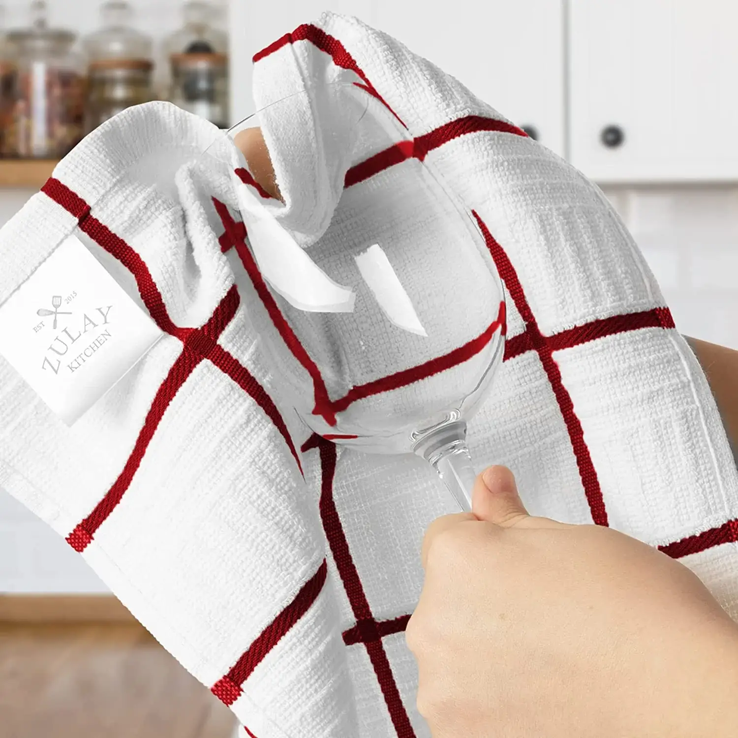 Absorbent Kitchen Towels Cotton