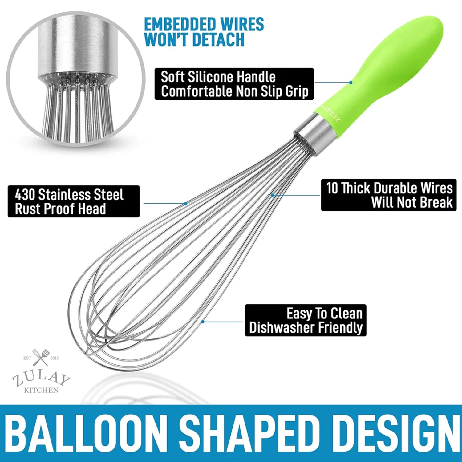 12" Balloon Whisk