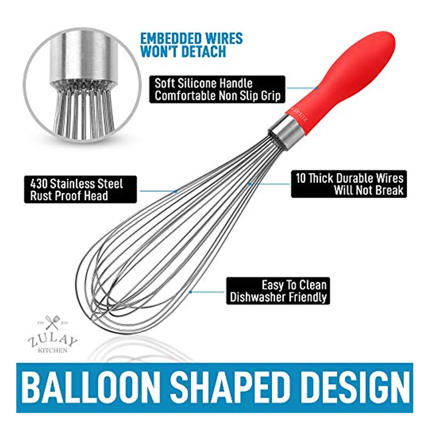 12" Balloon Whisk