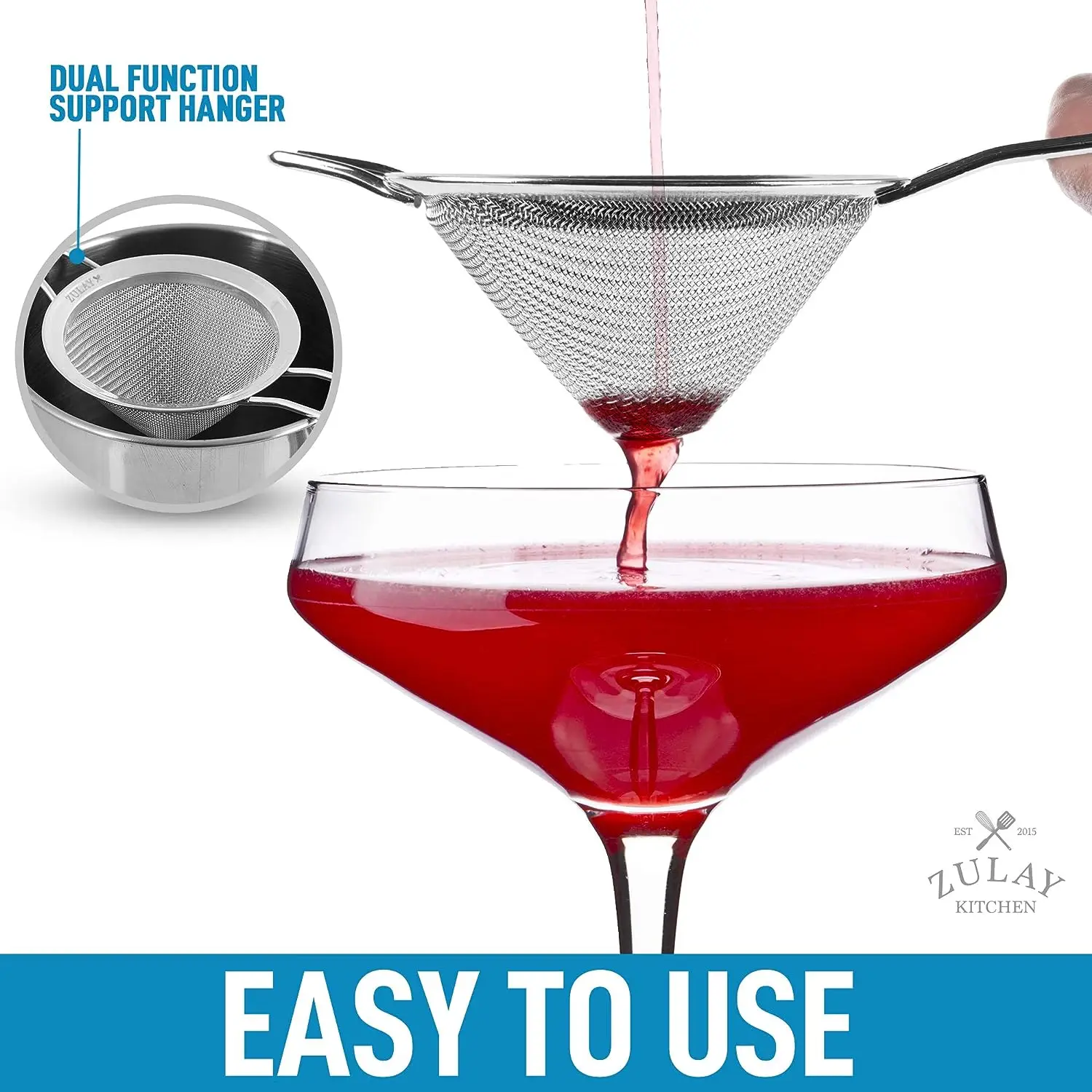 Cone Shaped Cocktail Strainer