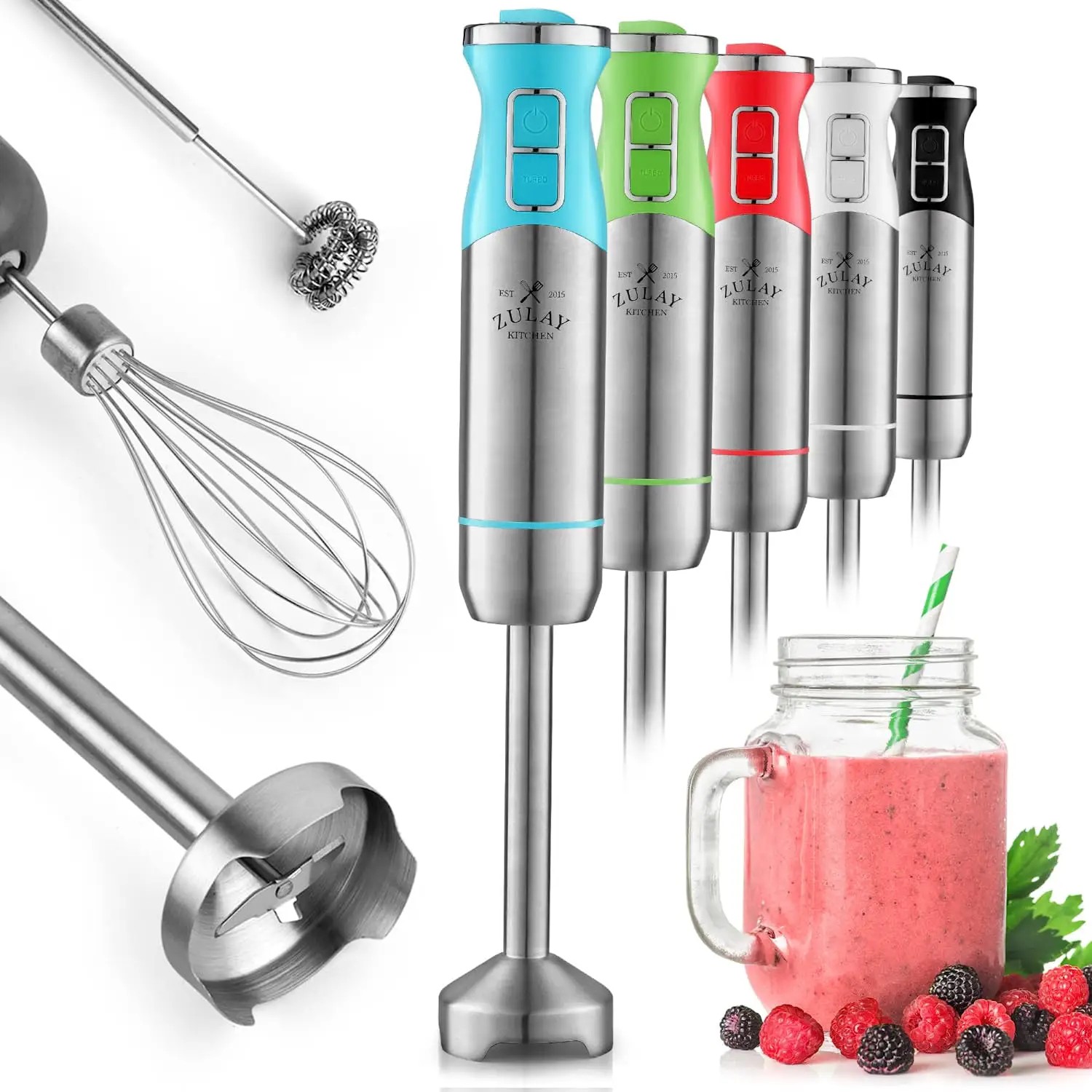  Zulay Kitchen Immersion Hand Blender - 500W