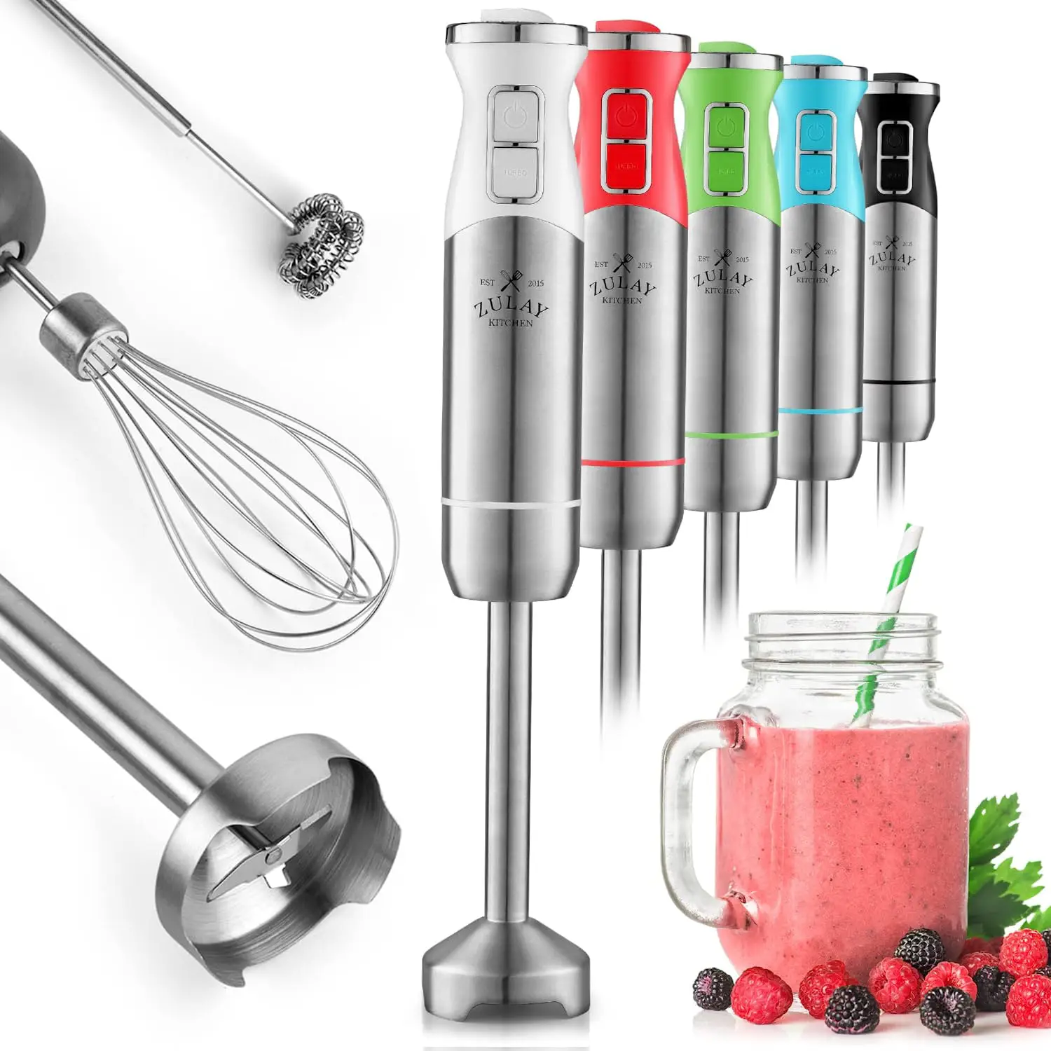  Zulay Kitchen Immersion Hand Blender - 500W