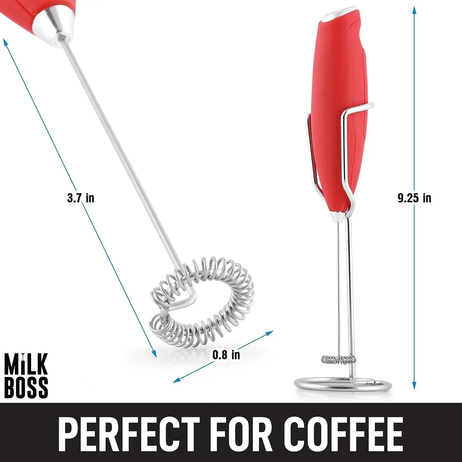 Milk Frother PRO With Holster Stand