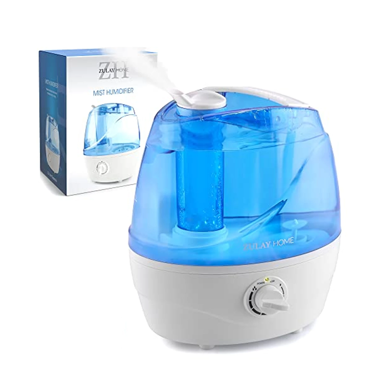 Zulay Cool Mist Humidifiers (2.2L Water Tank)