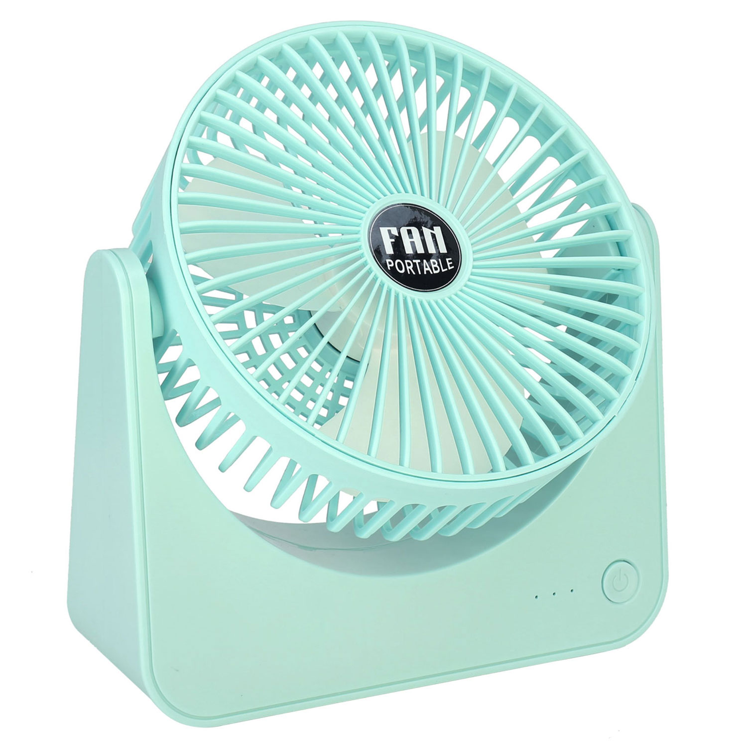 USB Powered 6.5in Desk Fan - 3 Speeds, Tilt, Quiet - Ideal for Bedroom And Office