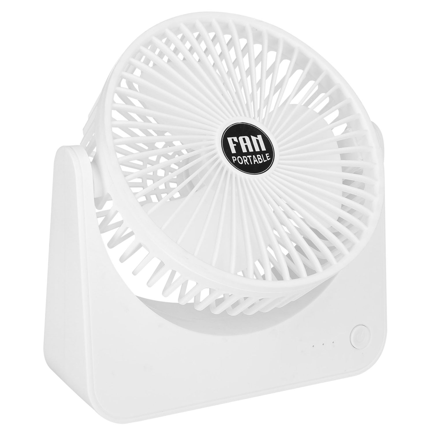 USB Powered 6.5in Desk Fan - 3 Speeds, Tilt, Quiet - Ideal for Bedroom And Office