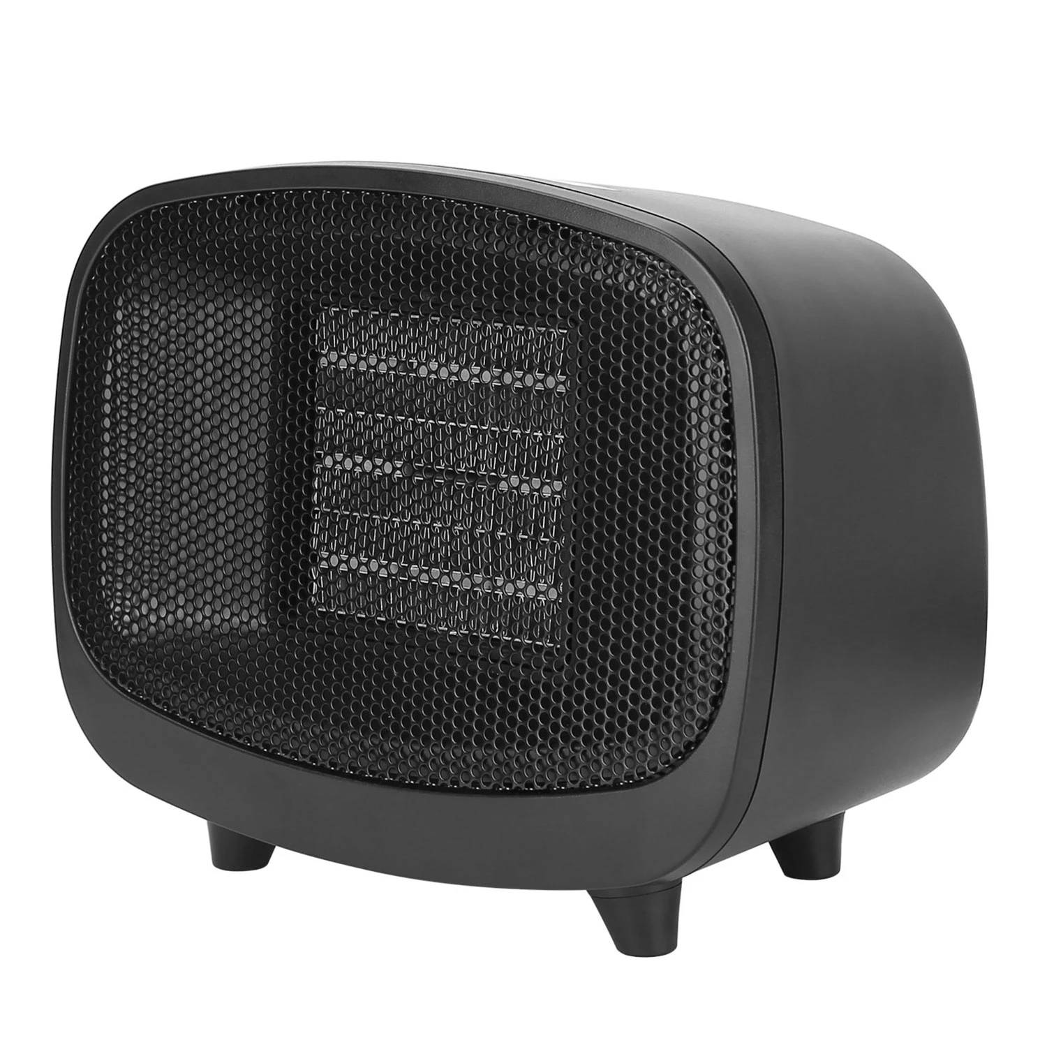 Portable Mini PTC Ceramic Space Heater - Tip-Over & Overheat Protection - Bedroom/Office - Indoor Us