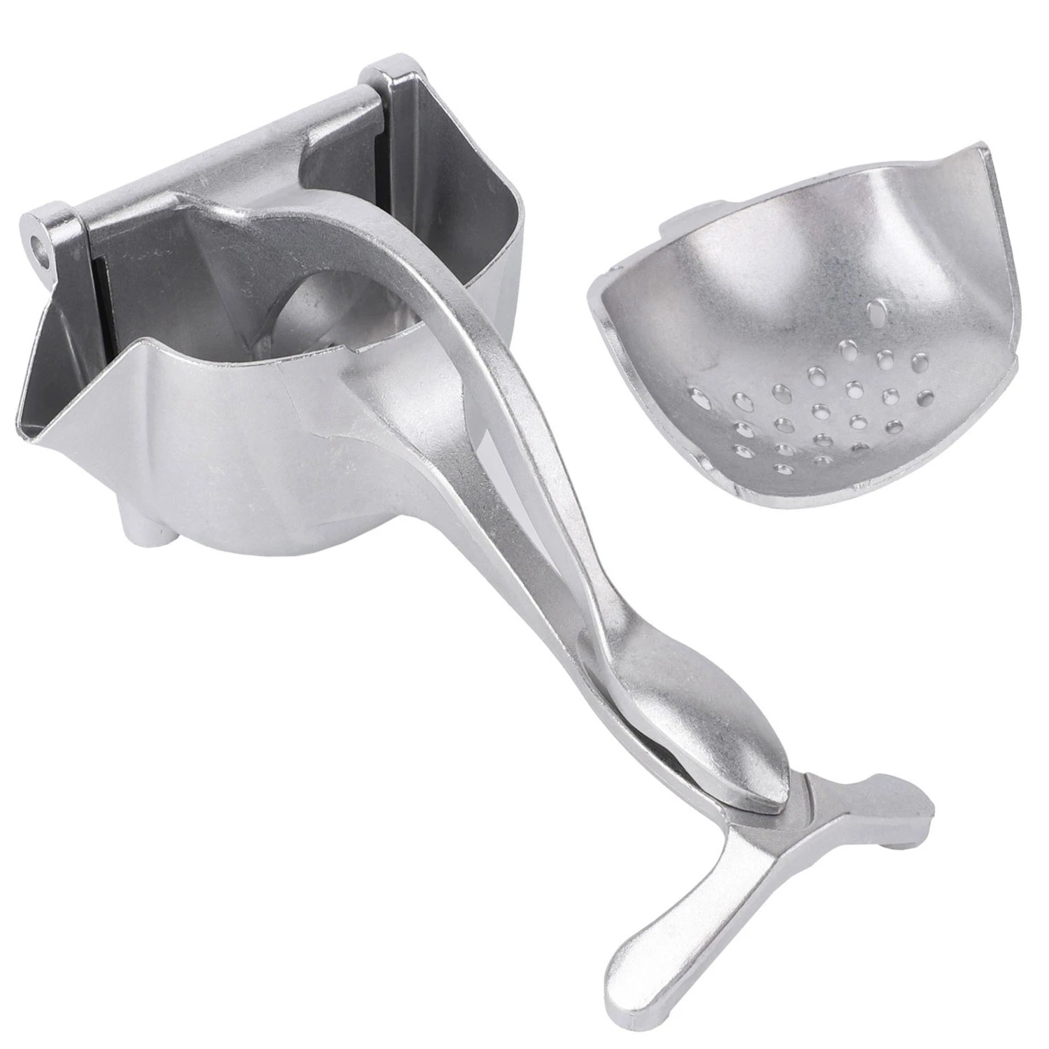 Heavy Duty Citrus Lemon Squeezer- Manual Juicer, Aluminum Hand Press: Efficiently Extracts Juice