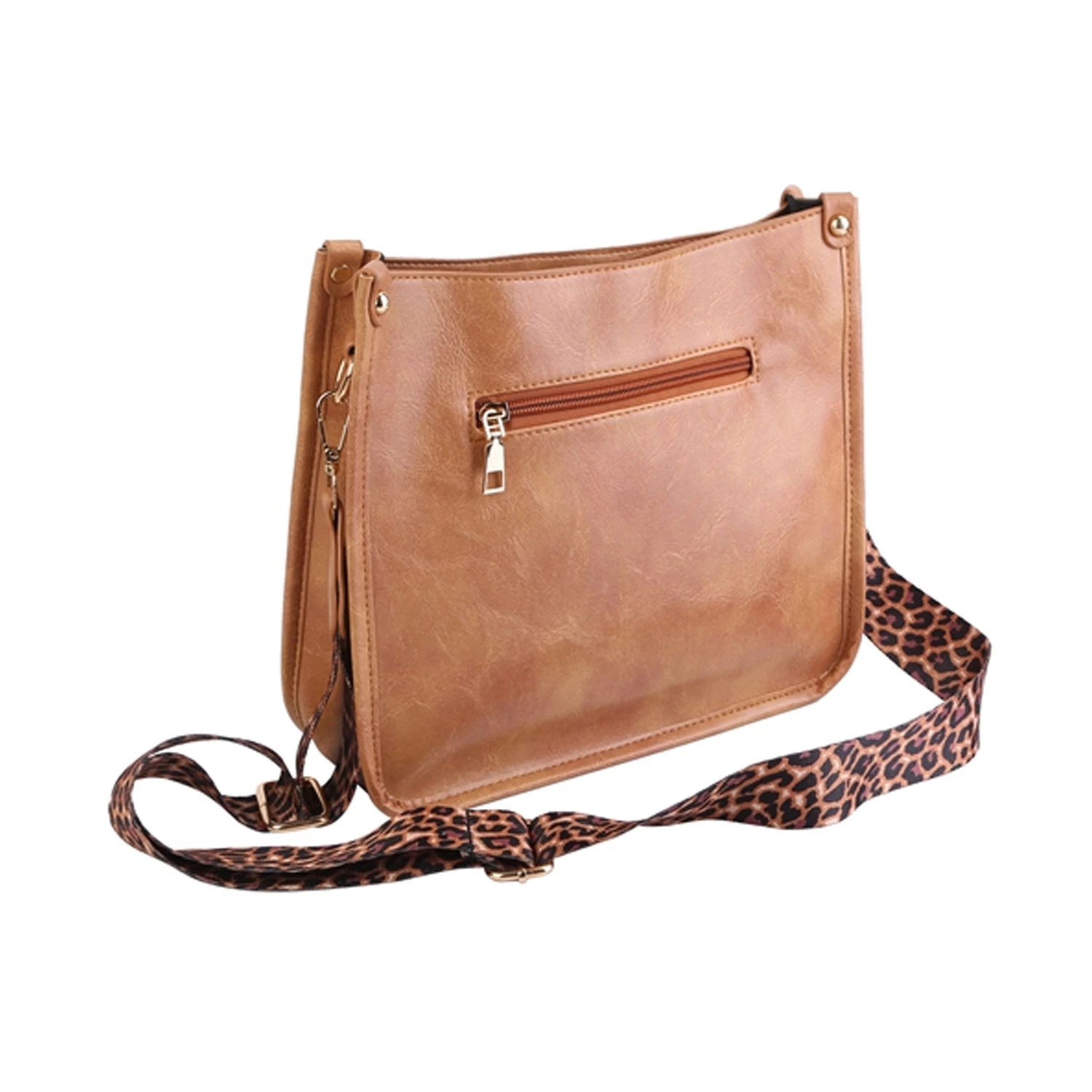 Women's Fashion Leather Crossbody Bag Shoulder Bag Casual Handbag With Flexible Wearing Styles