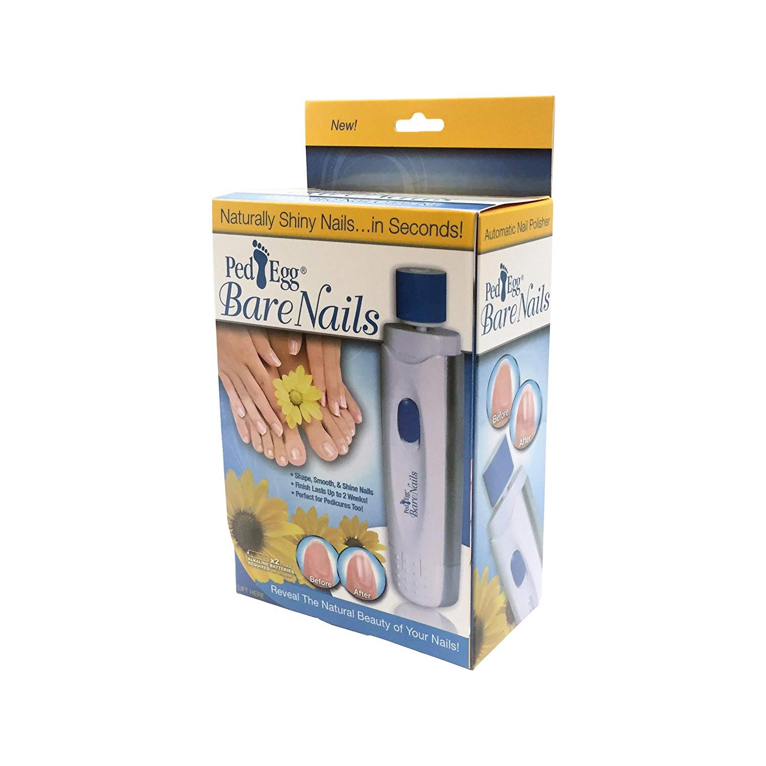 PedEgg Bare Nails Electronic Nail Care System