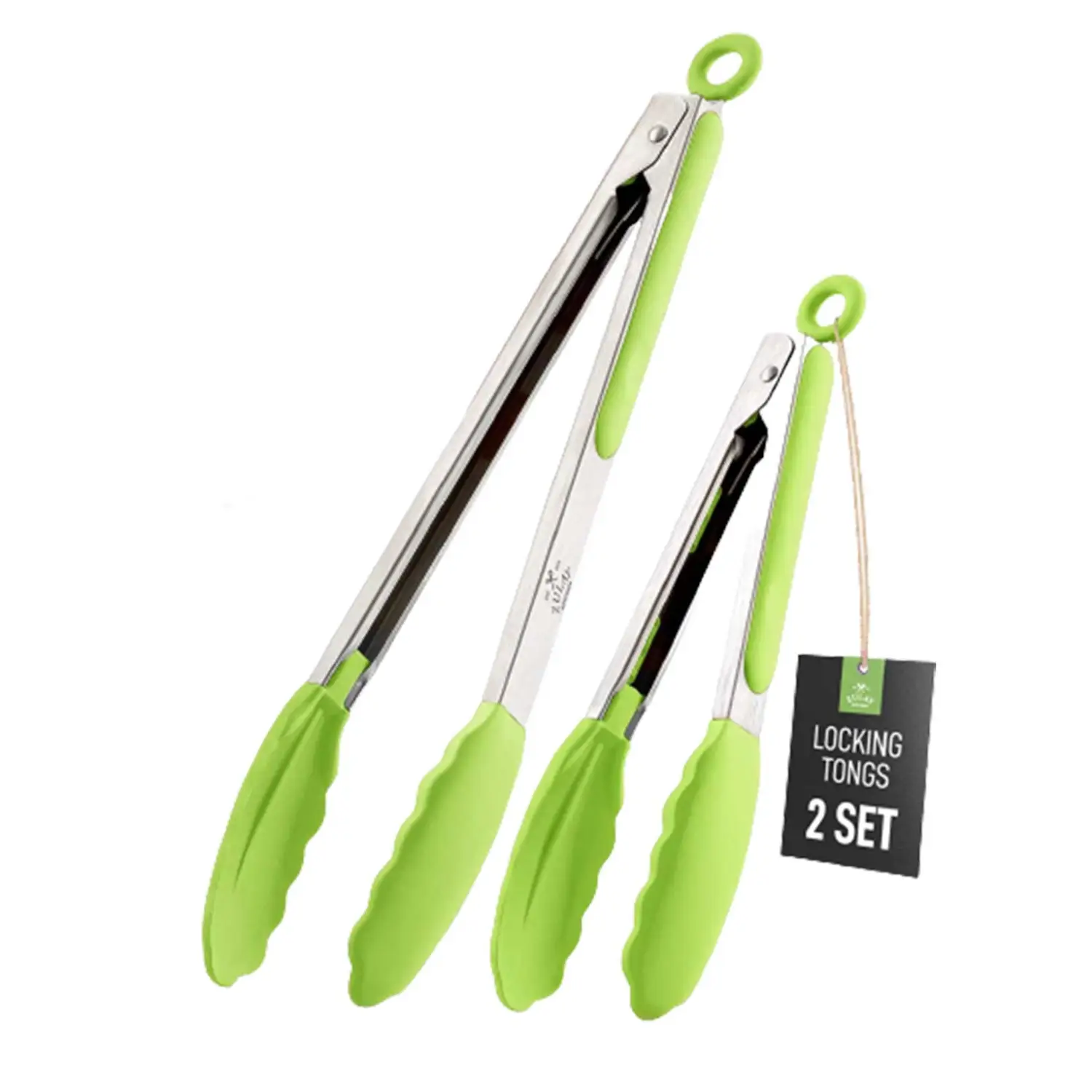 ZK Tongs - Stainless Steel - Set of 2