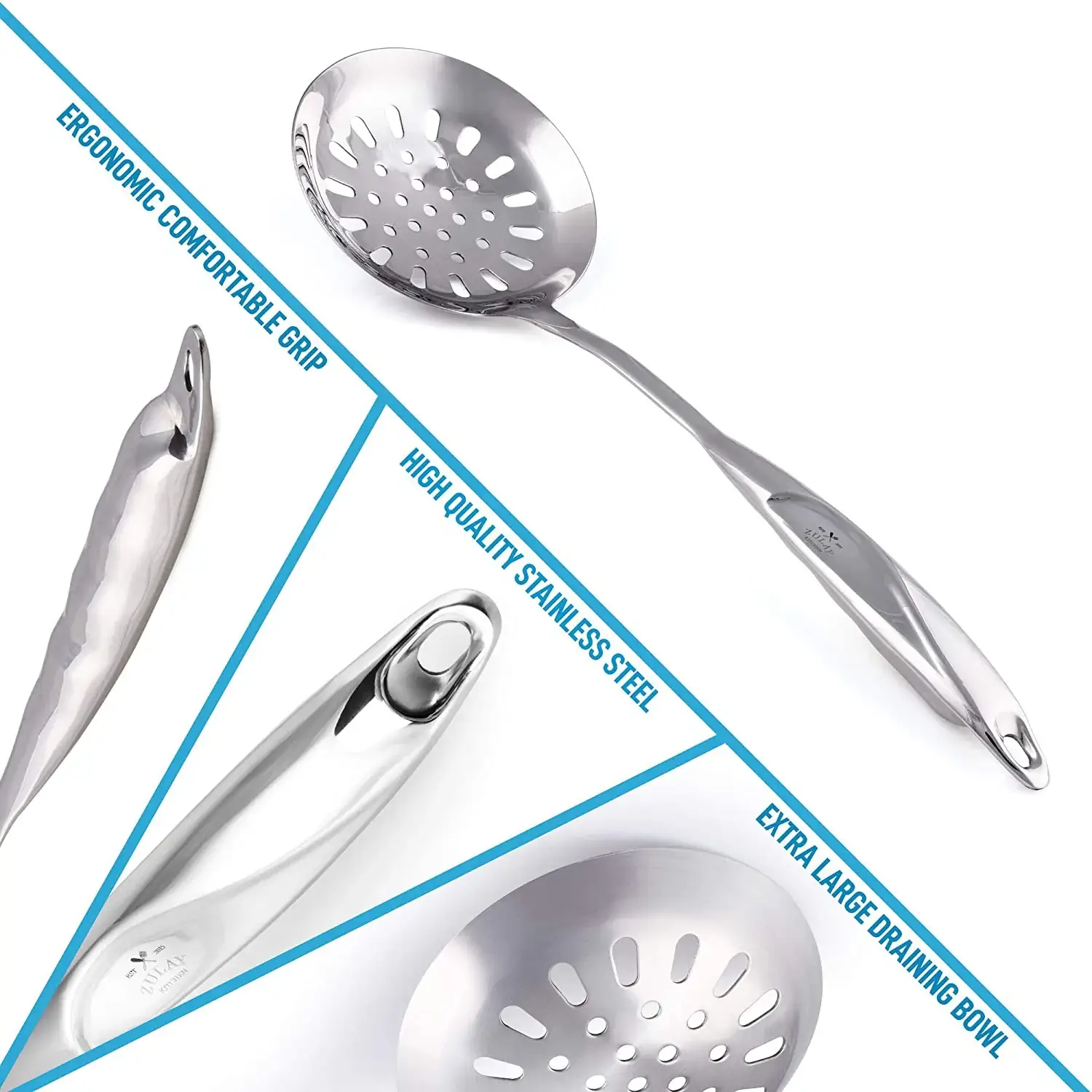 Stainless Steel Skimmer Spoon