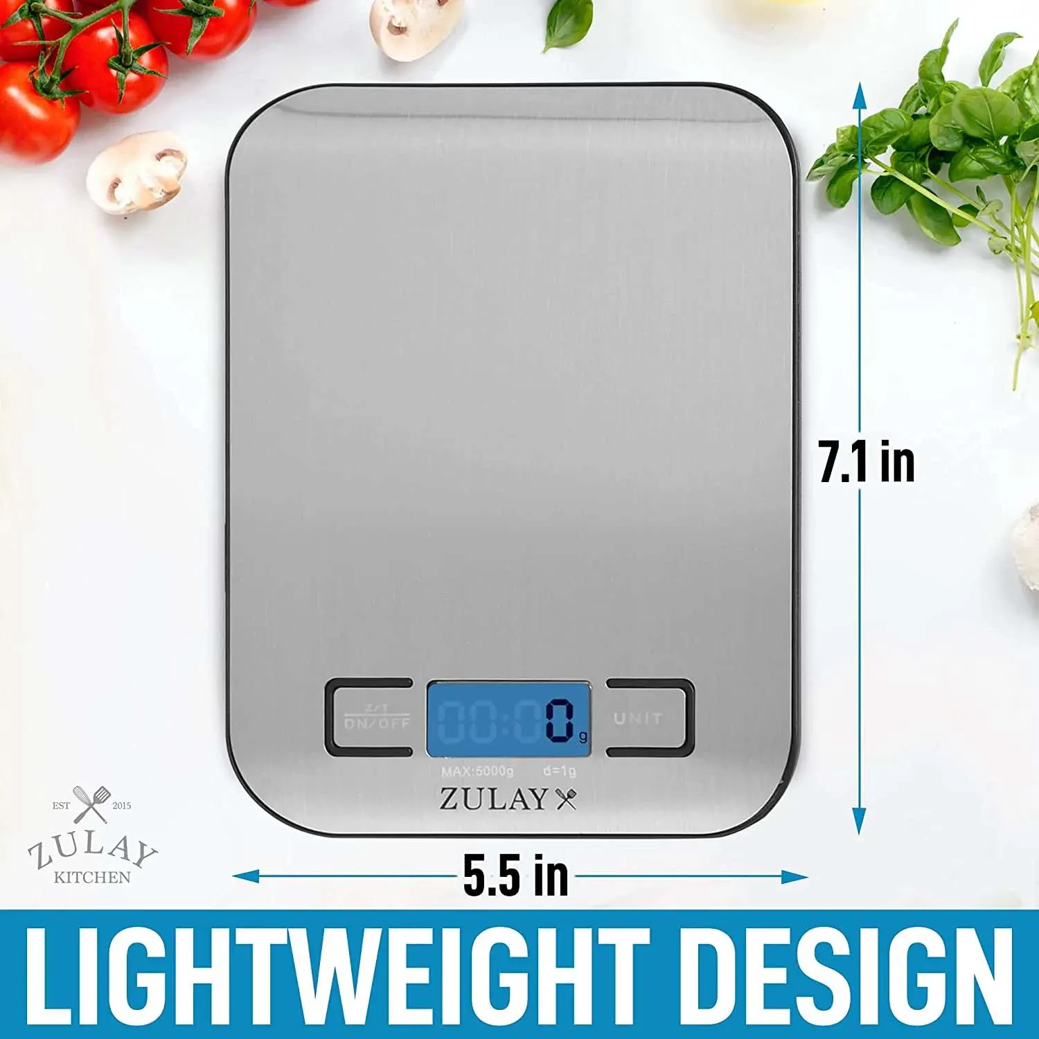 Precision Digital Food Scale Weight Grams And Oz, Lb, Kg, Ml