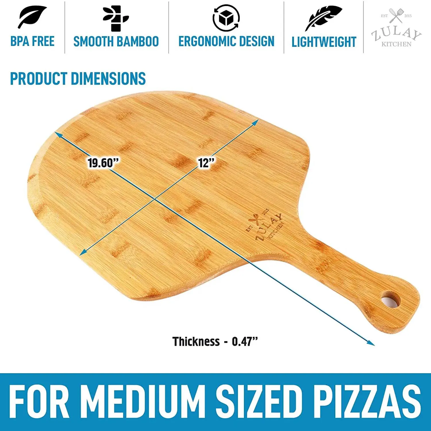 Bamboo Pizza Paddle