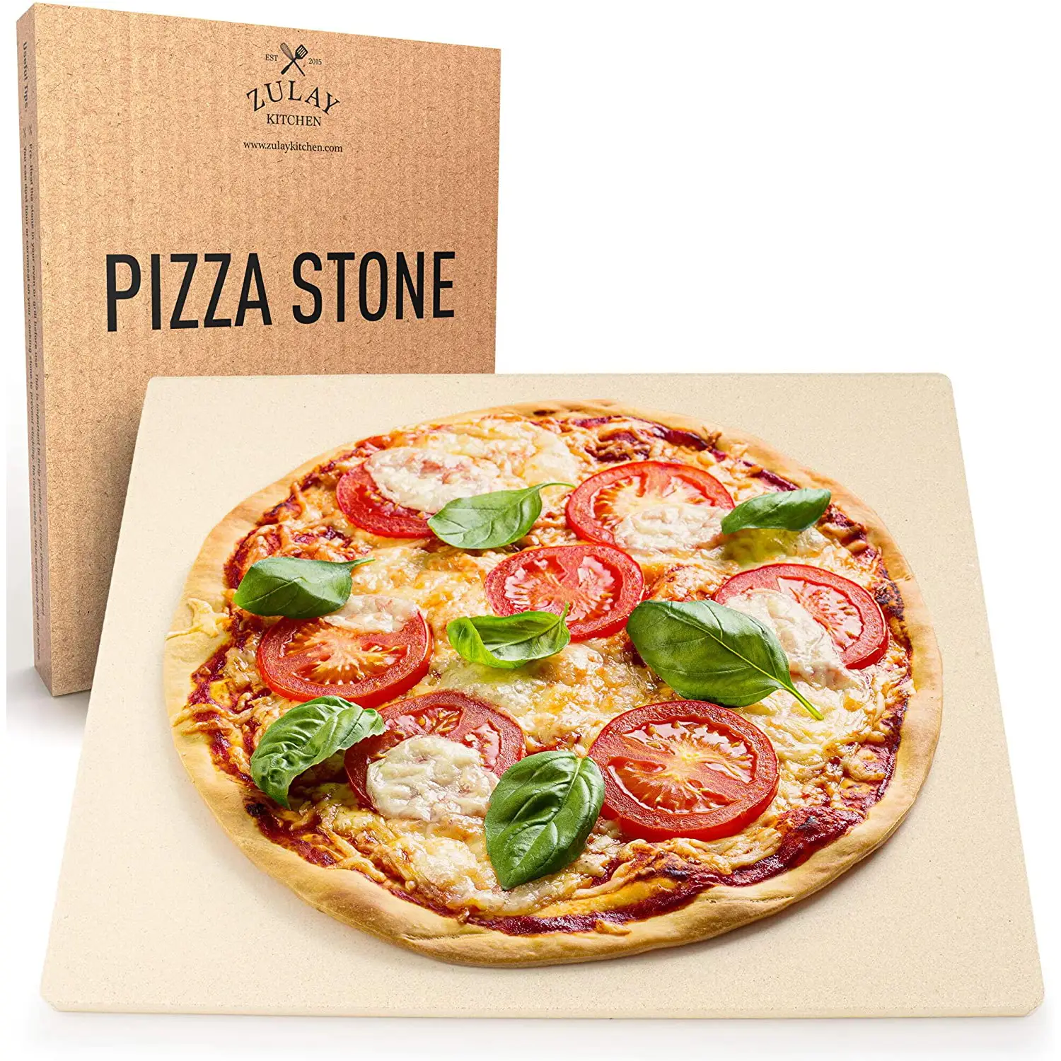 Pizza Stone for Oven - 15x12 inch (Large)