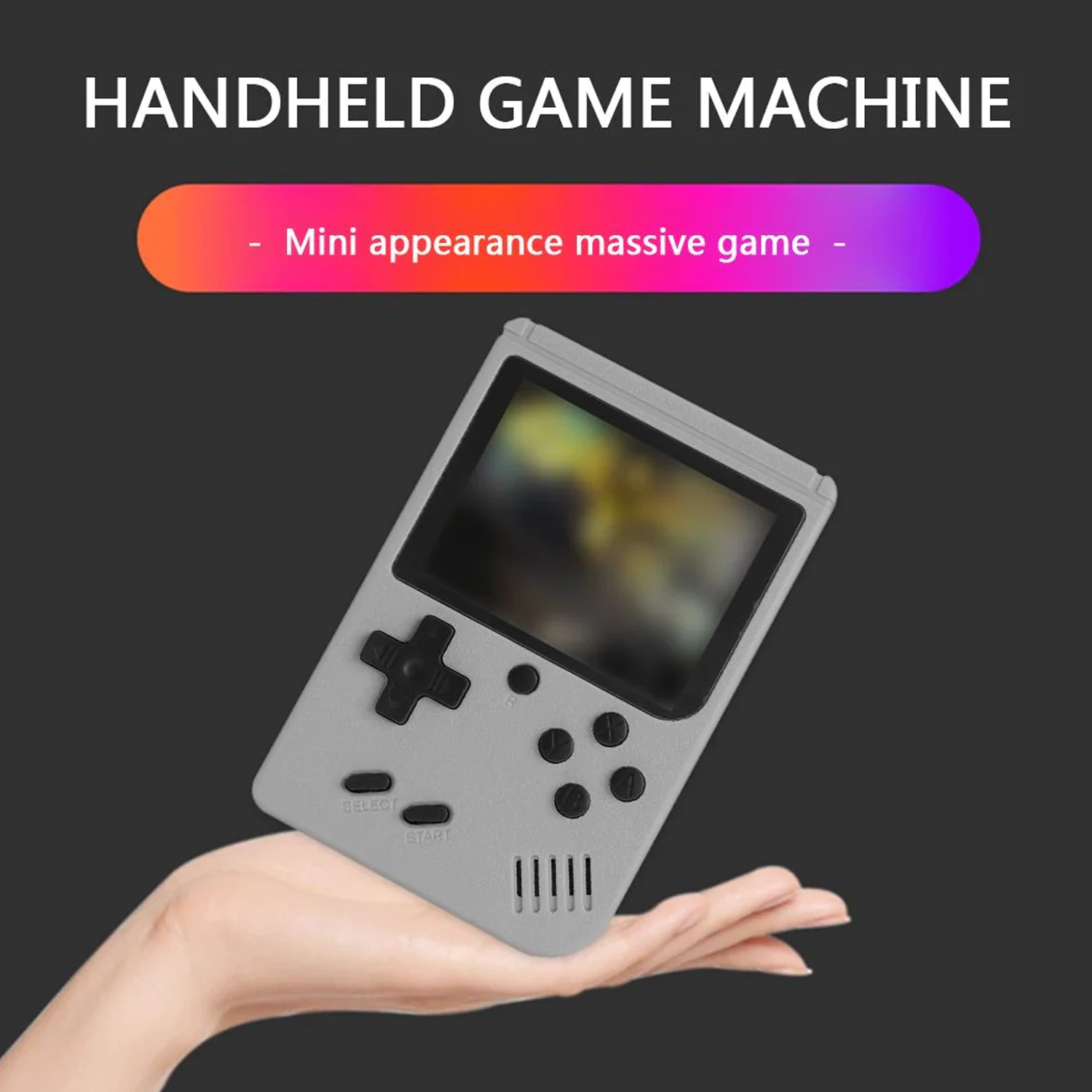 Retro Mini Handheld Portable Video Game Console, 400 Games