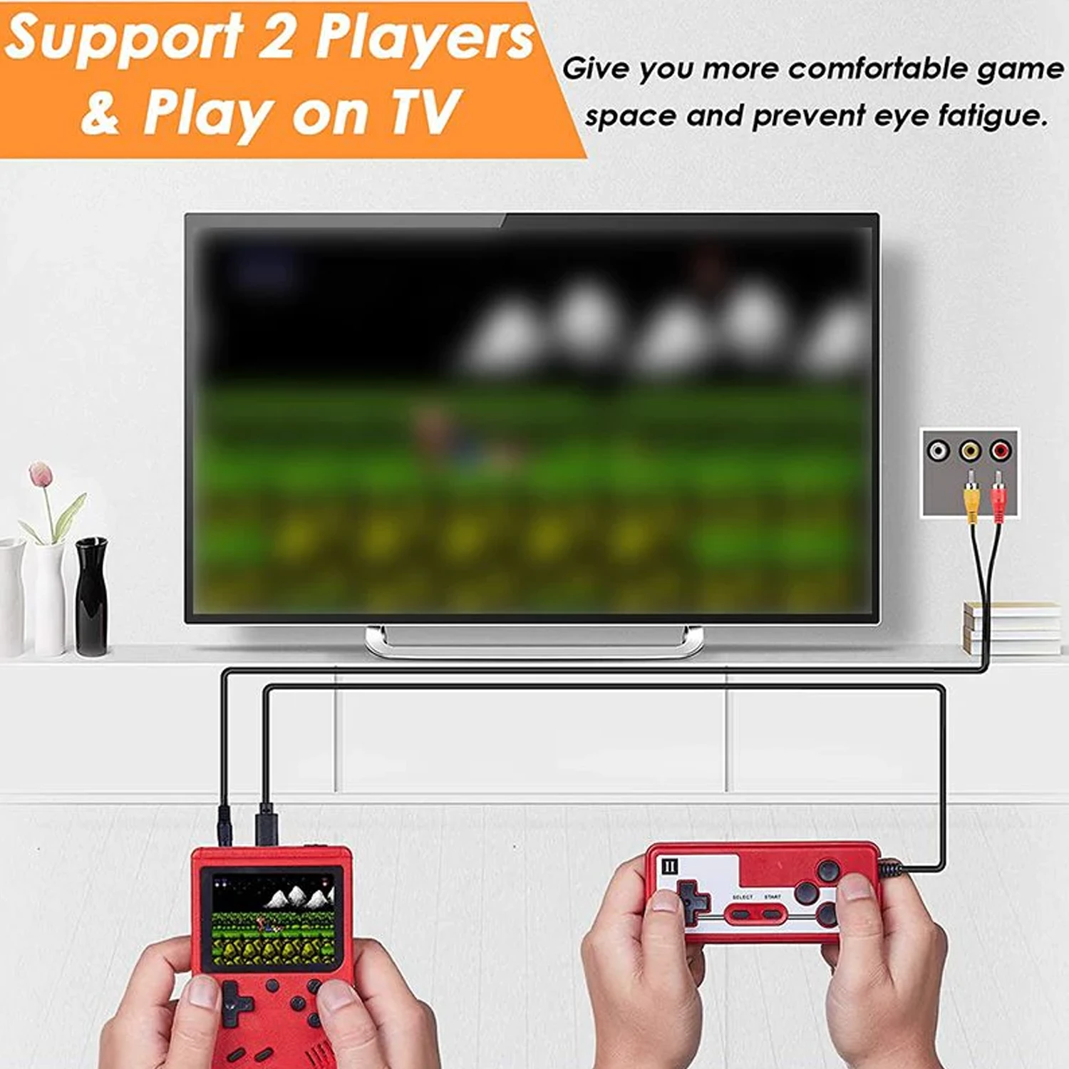 Retro Mini Handheld Portable Video Game Console, 400 Games