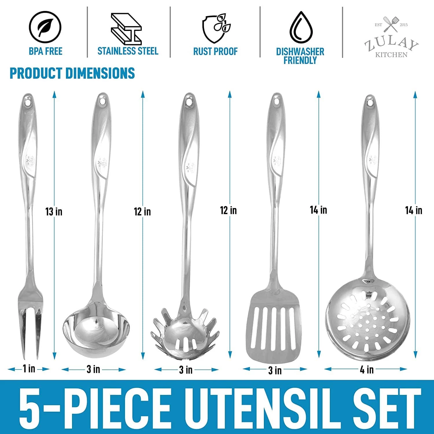 Cooking Utensil Set - 5-Piece