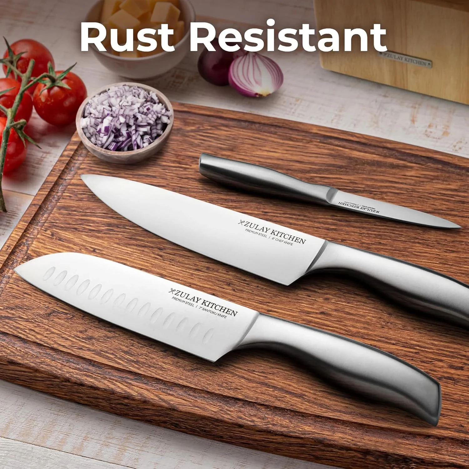 ZK Kitchen Knife Set - Stainless Steel