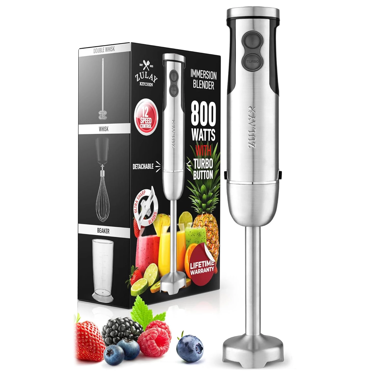 ZK Immersion Blender Set 4pc 