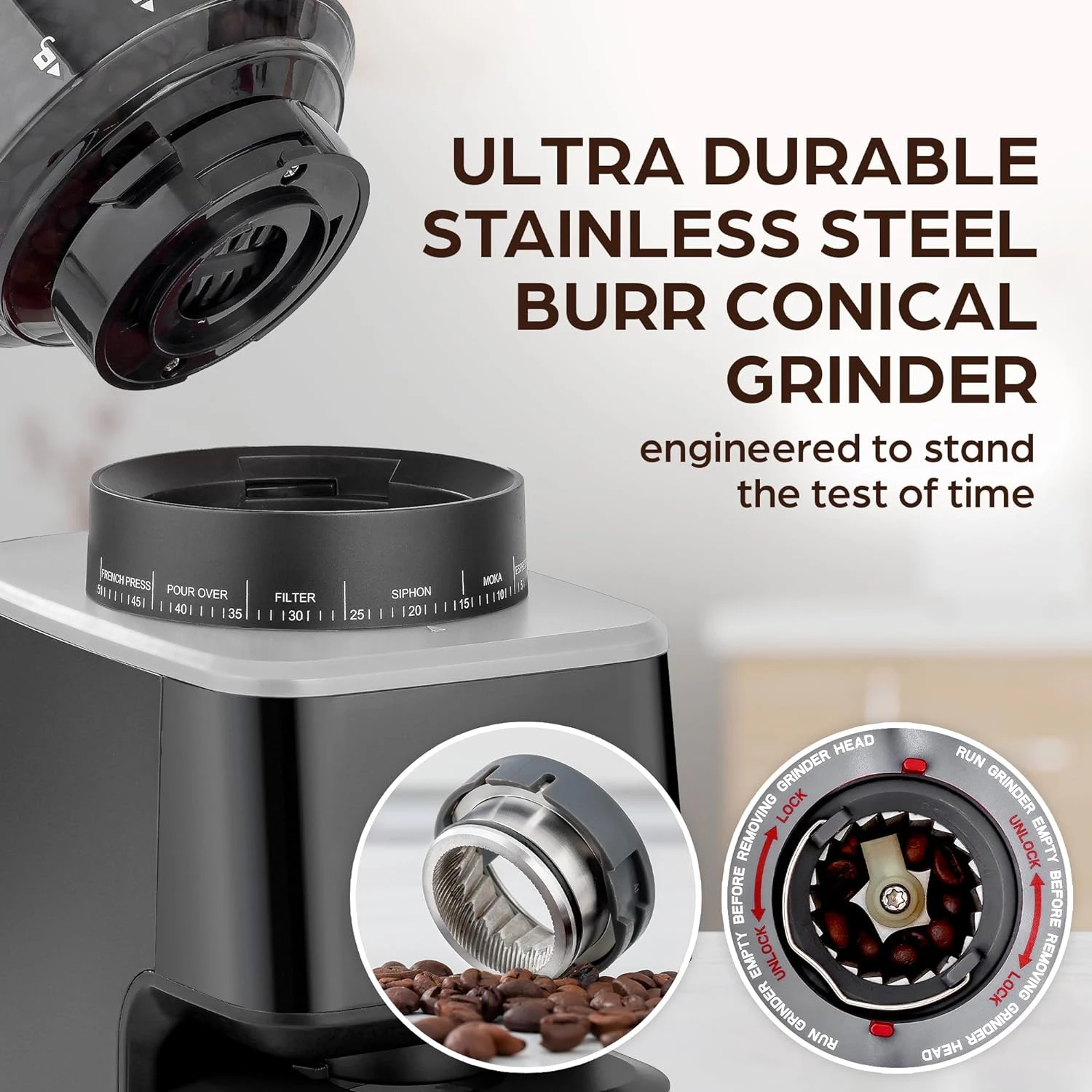 ZK Commercial Espresso Grinder