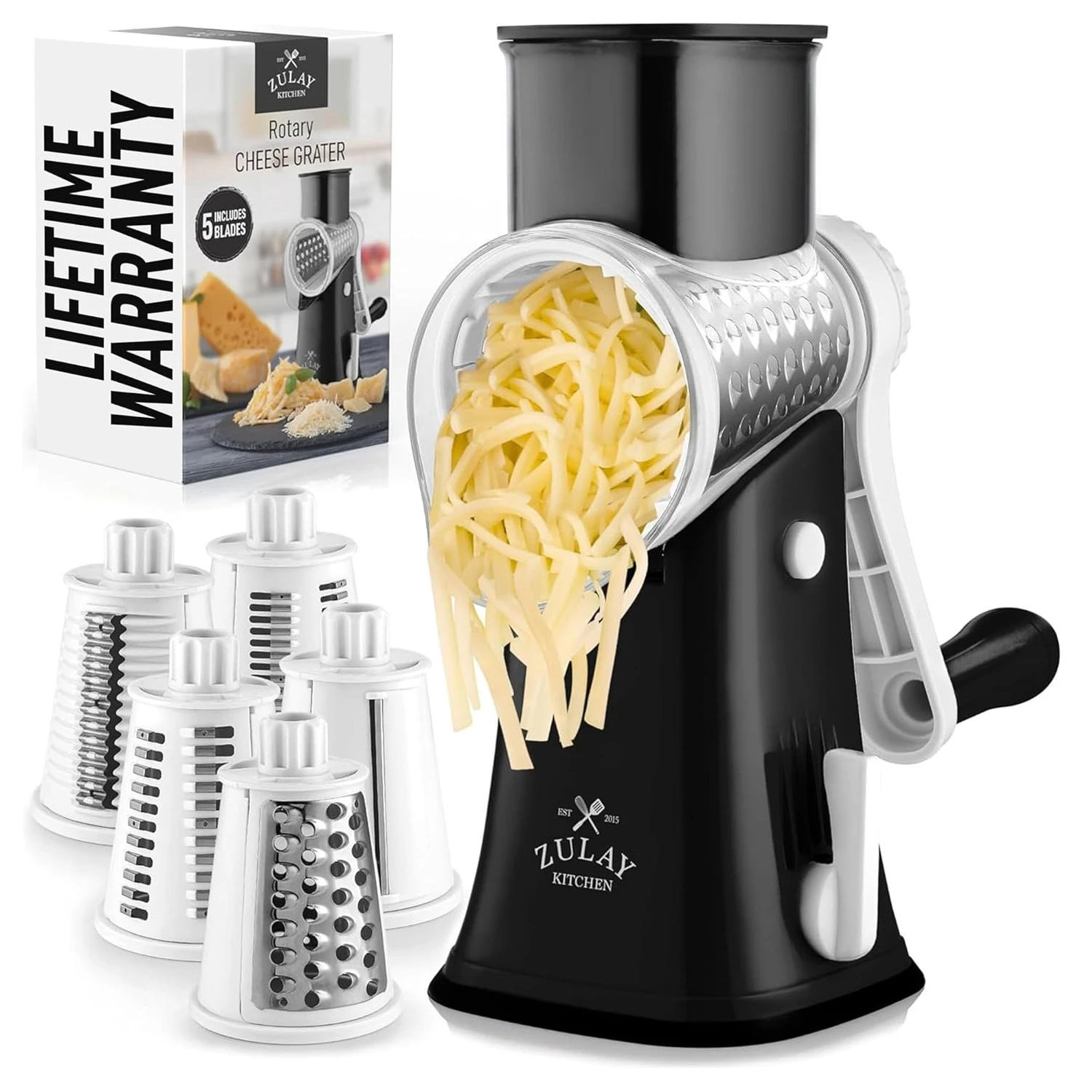 ZK Cheese Grater Rotary - 5 Blade