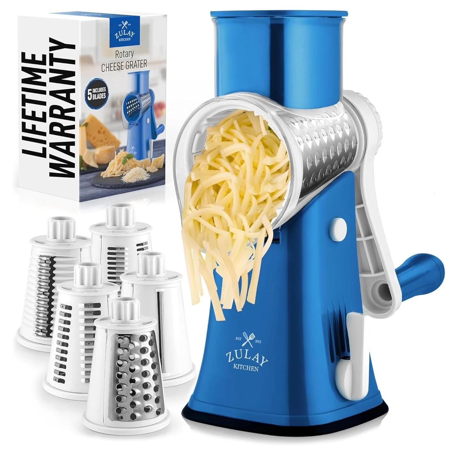 ZK Cheese Grater Rotary - 5 Blade