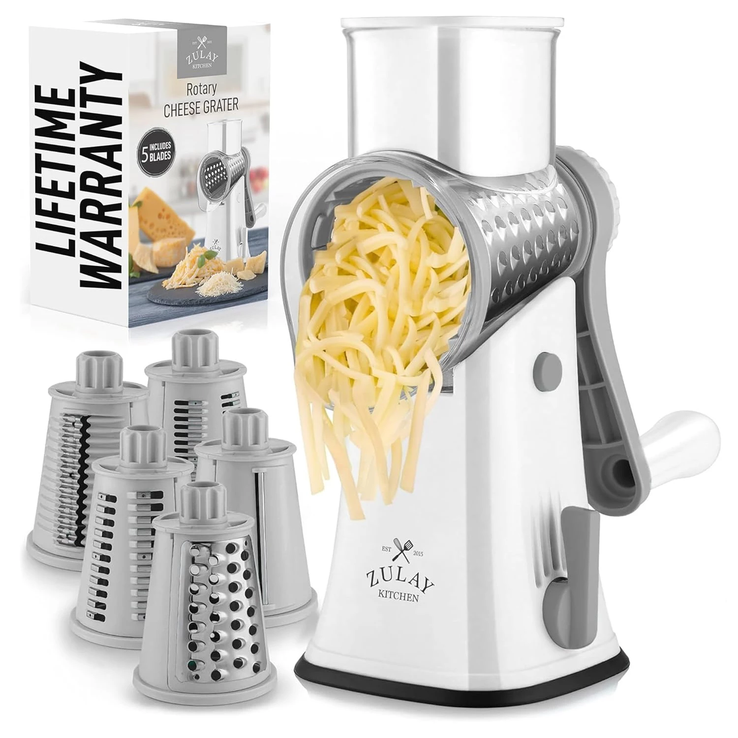 ZK Cheese Grater Rotary - 5 Blade