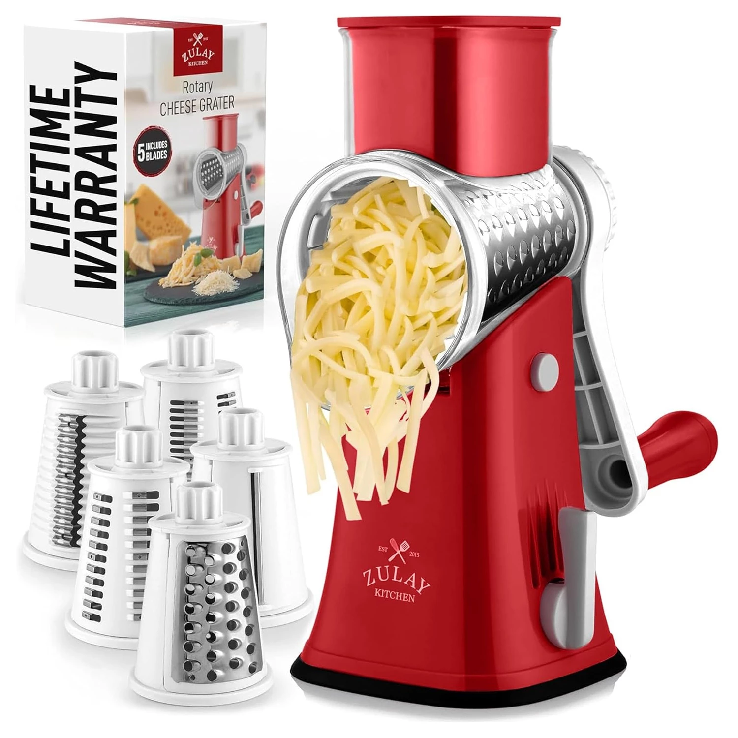 ZK Cheese Grater Rotary - 5 Blade