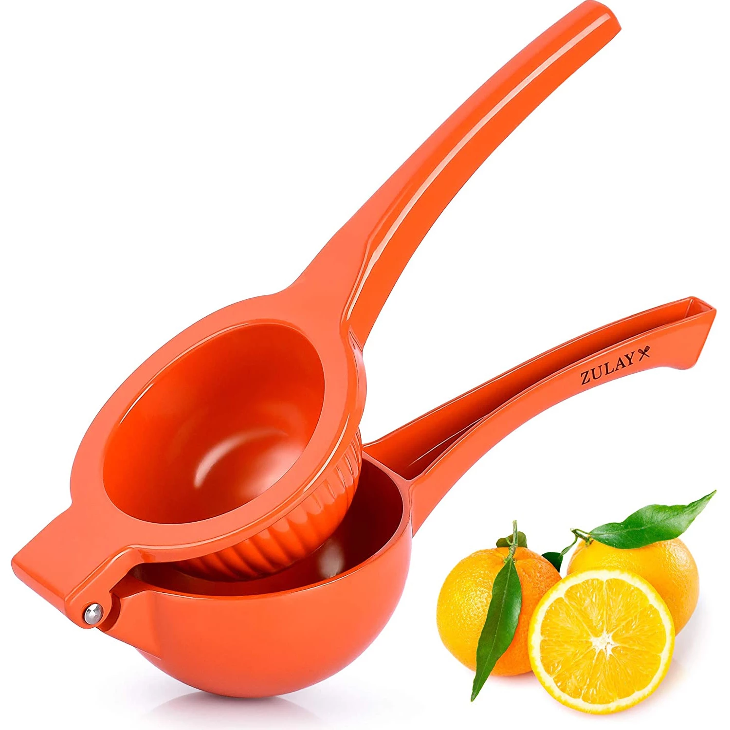 Zulay Premium Quality Metal Orange Squeezer Citrus Juicer Manual Press