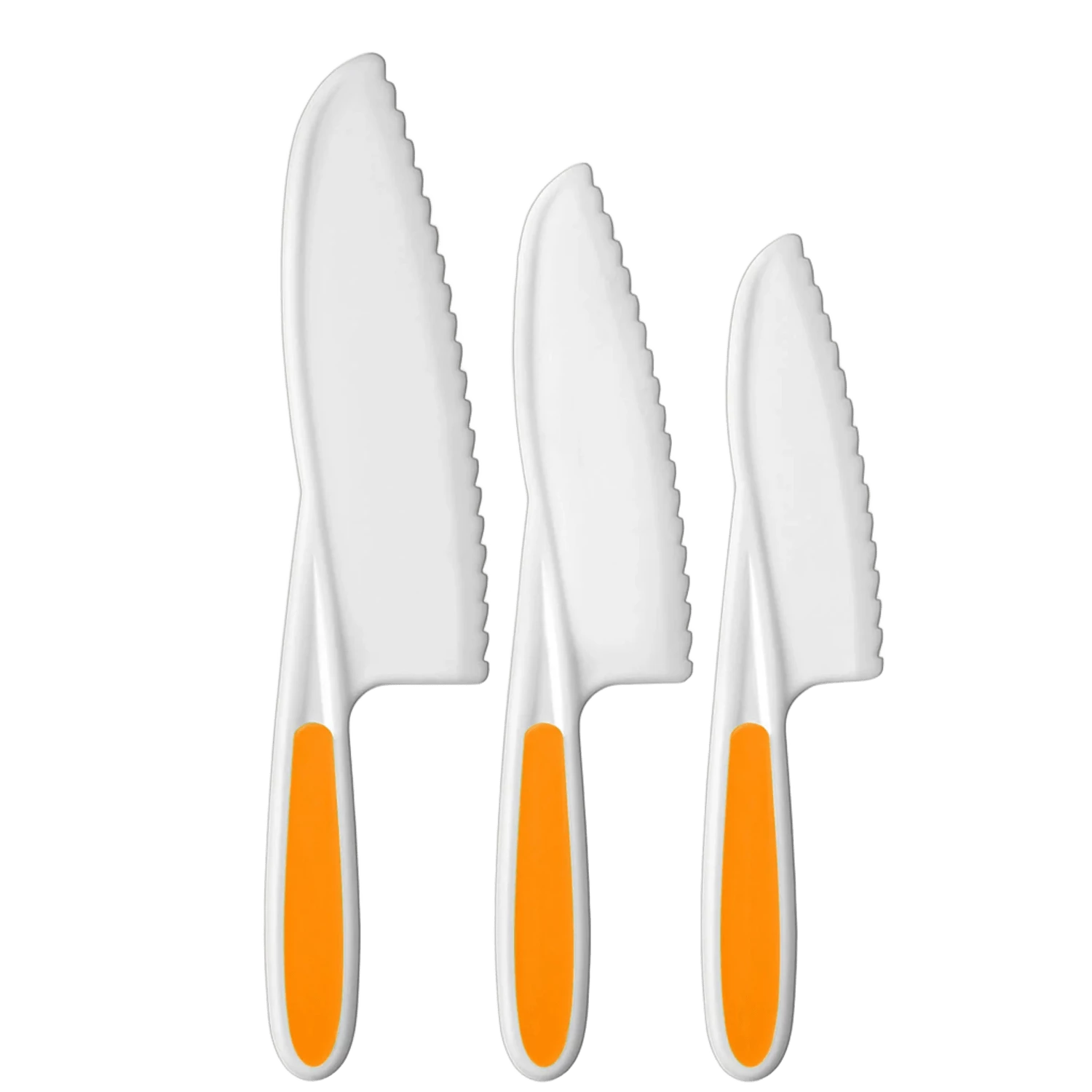 Zulay Kids Knife Set for Cooking and Cutting Fruits Veggies & Cake - Perfect Starter Knife Set for 