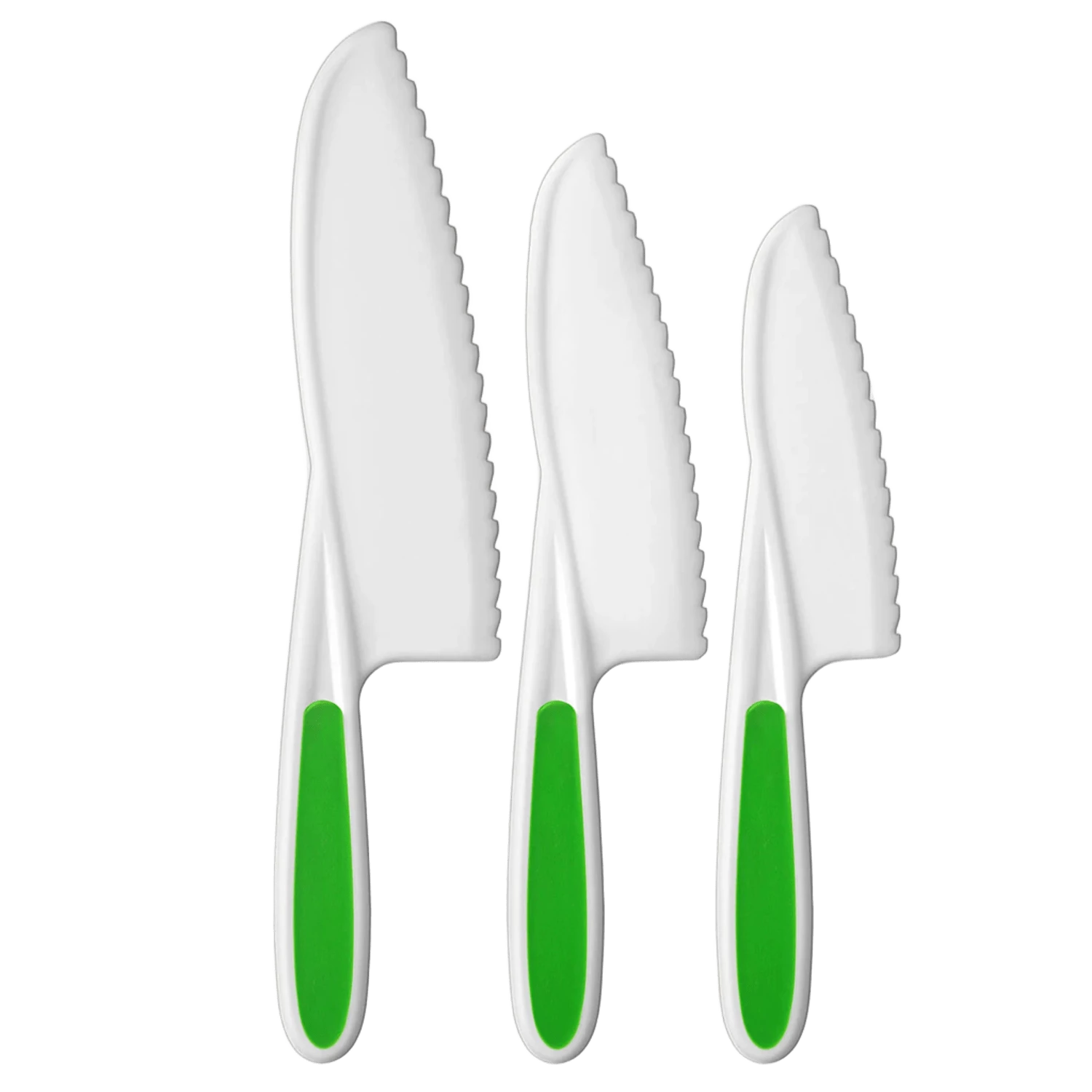 Zulay Kids Knife Set for Cooking and Cutting Fruits Veggies & Cake - Perfect Starter Knife Set for 